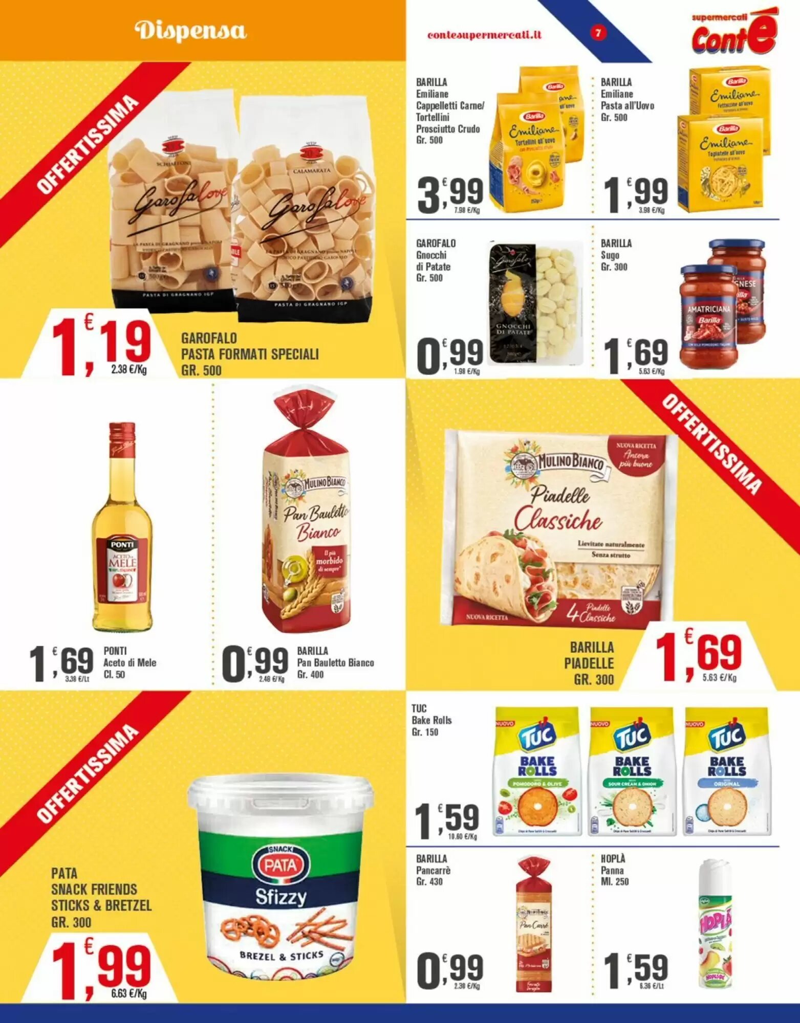 Volantino promozionale Conté Supermercati  valide dal 01/10/2026 - Pagina 7.