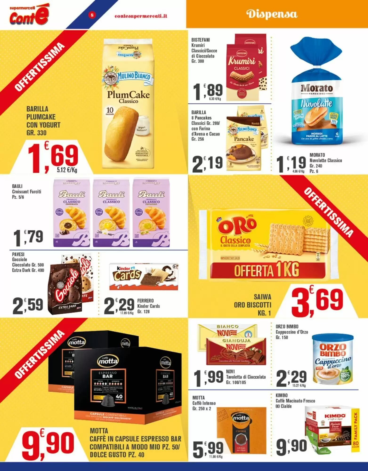 Volantino promozionale Conté Supermercati  valide dal 01/10/2026 - Pagina 8.