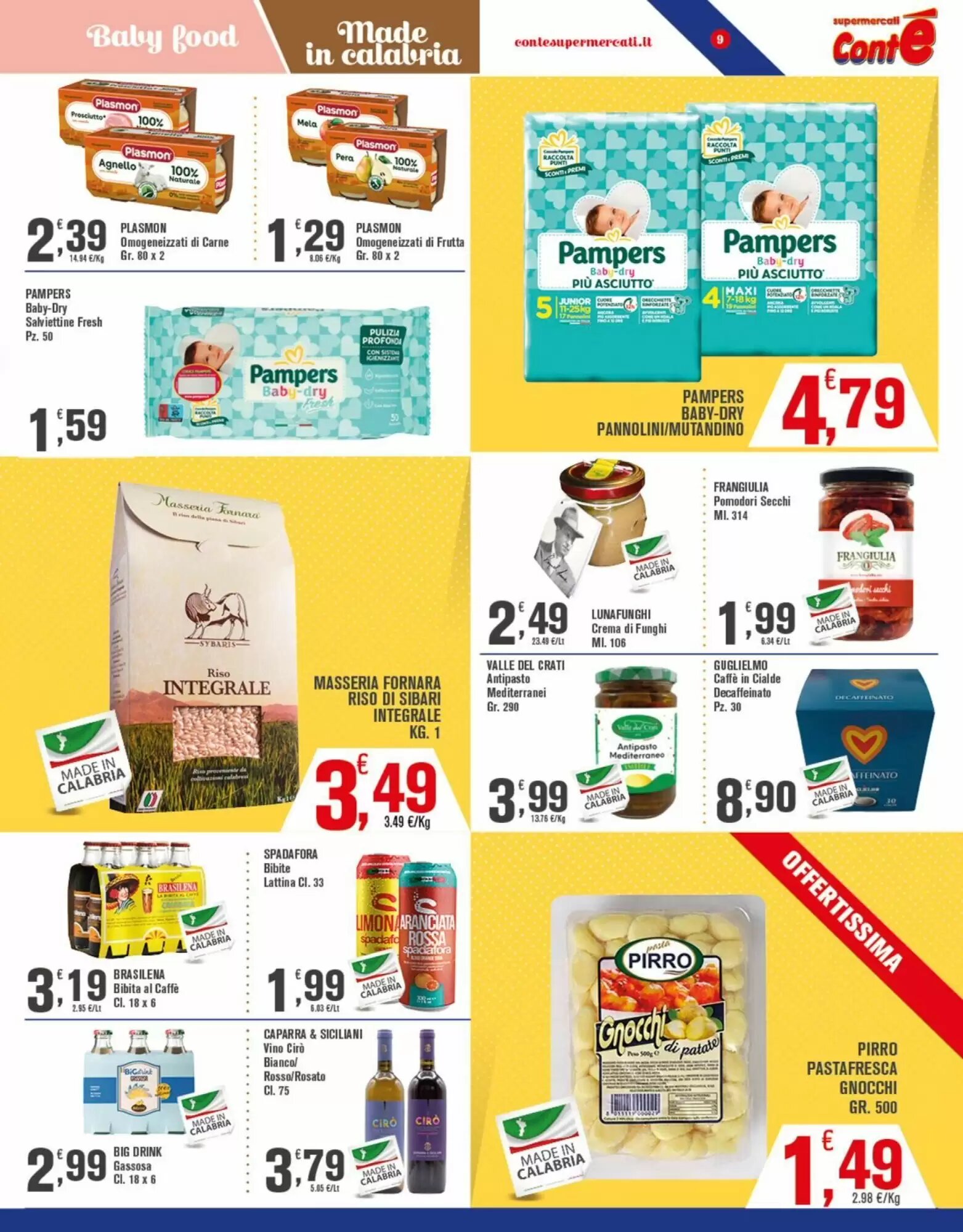 Volantino promozionale Conté Supermercati  valide dal 01/10/2026 - Pagina 9.