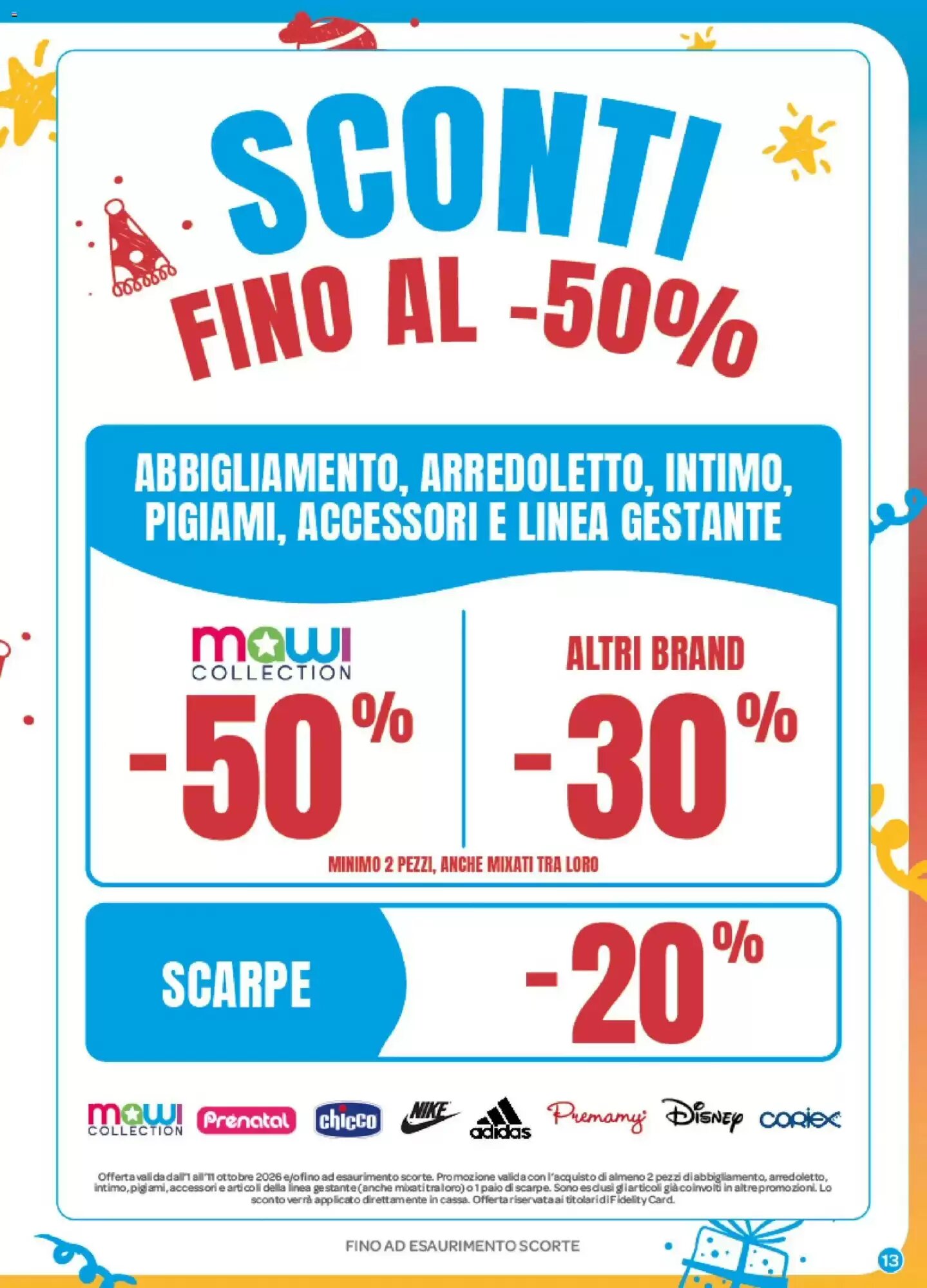 Volantino promozionale Bimbo Store  valide dal 01/10/2026 - Pagina 13.