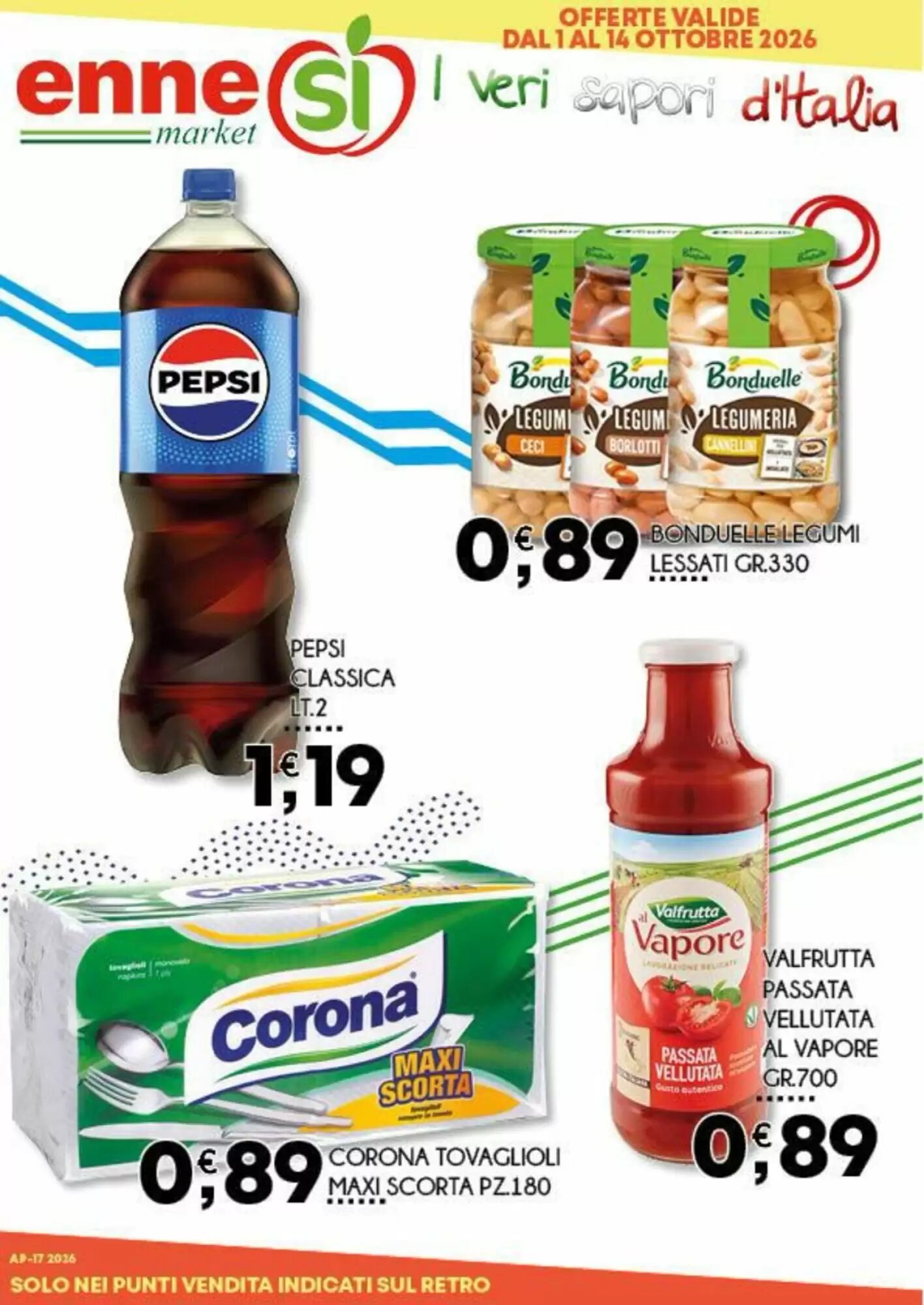 Volantino promozionale Enne Market  valide dal 01/10/2026 - Pagina 1.