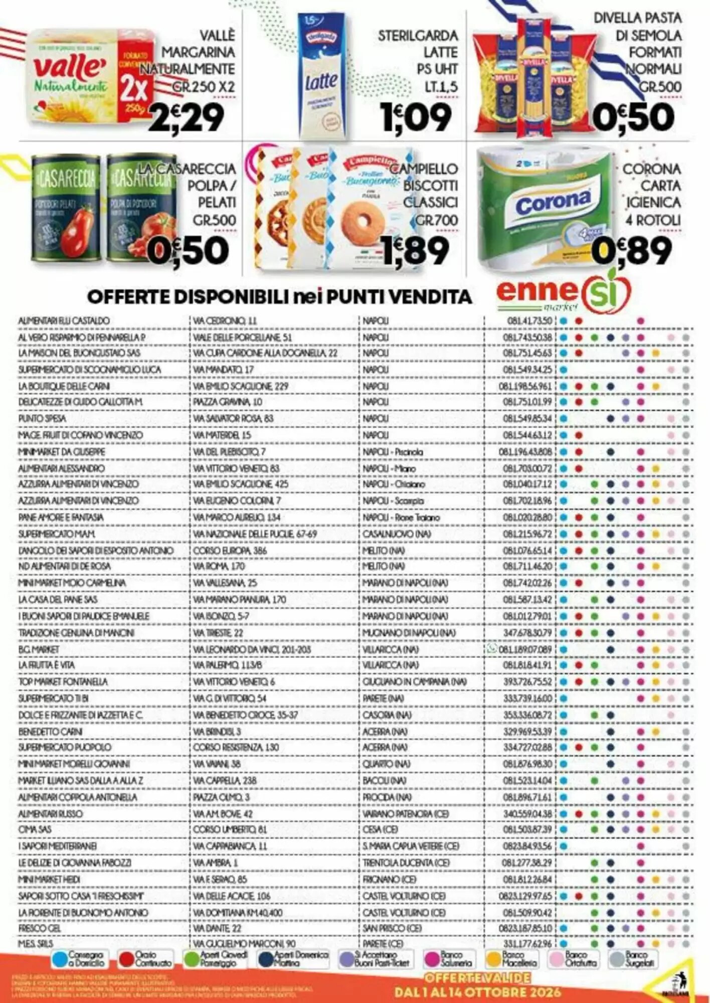 Volantino promozionale Enne Market  valide dal 01/10/2026 - Pagina 8.