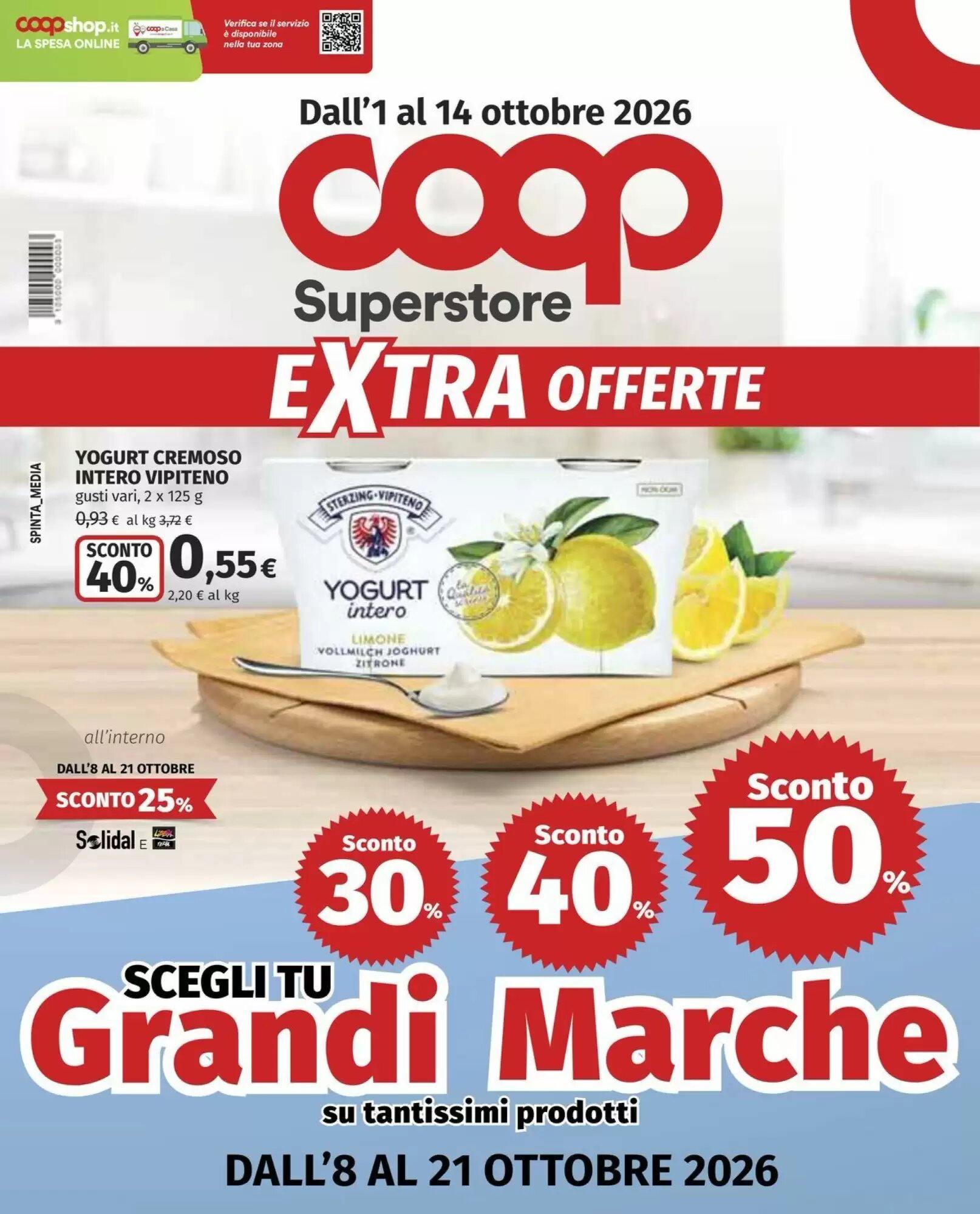 Volantino promozionale Coop  valide dal 01/10/2026 - Pagina 1.