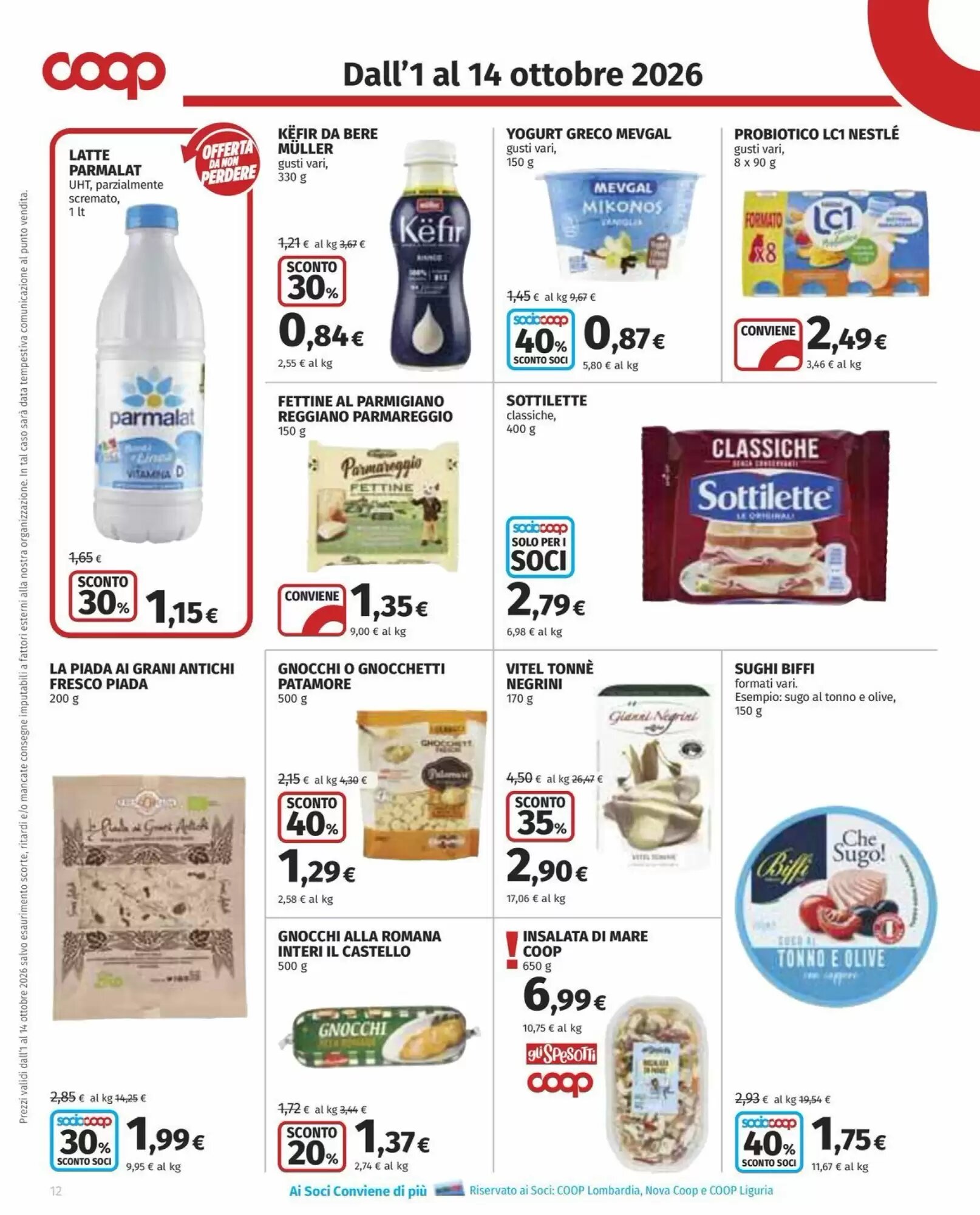 Volantino promozionale Coop  valide dal 01/10/2026 - Pagina 12.