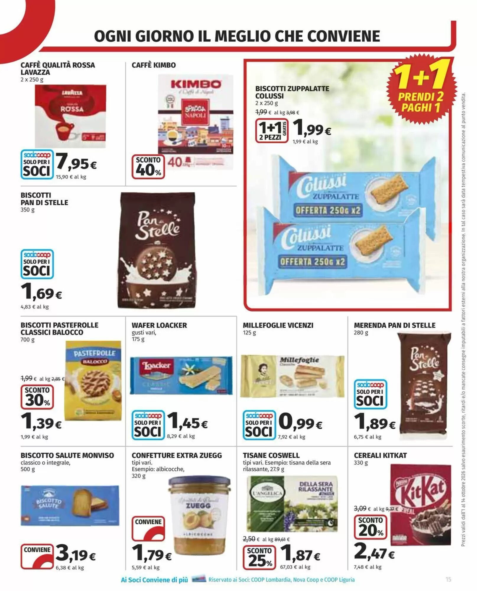 Volantino promozionale Coop  valide dal 01/10/2026 - Pagina 15.