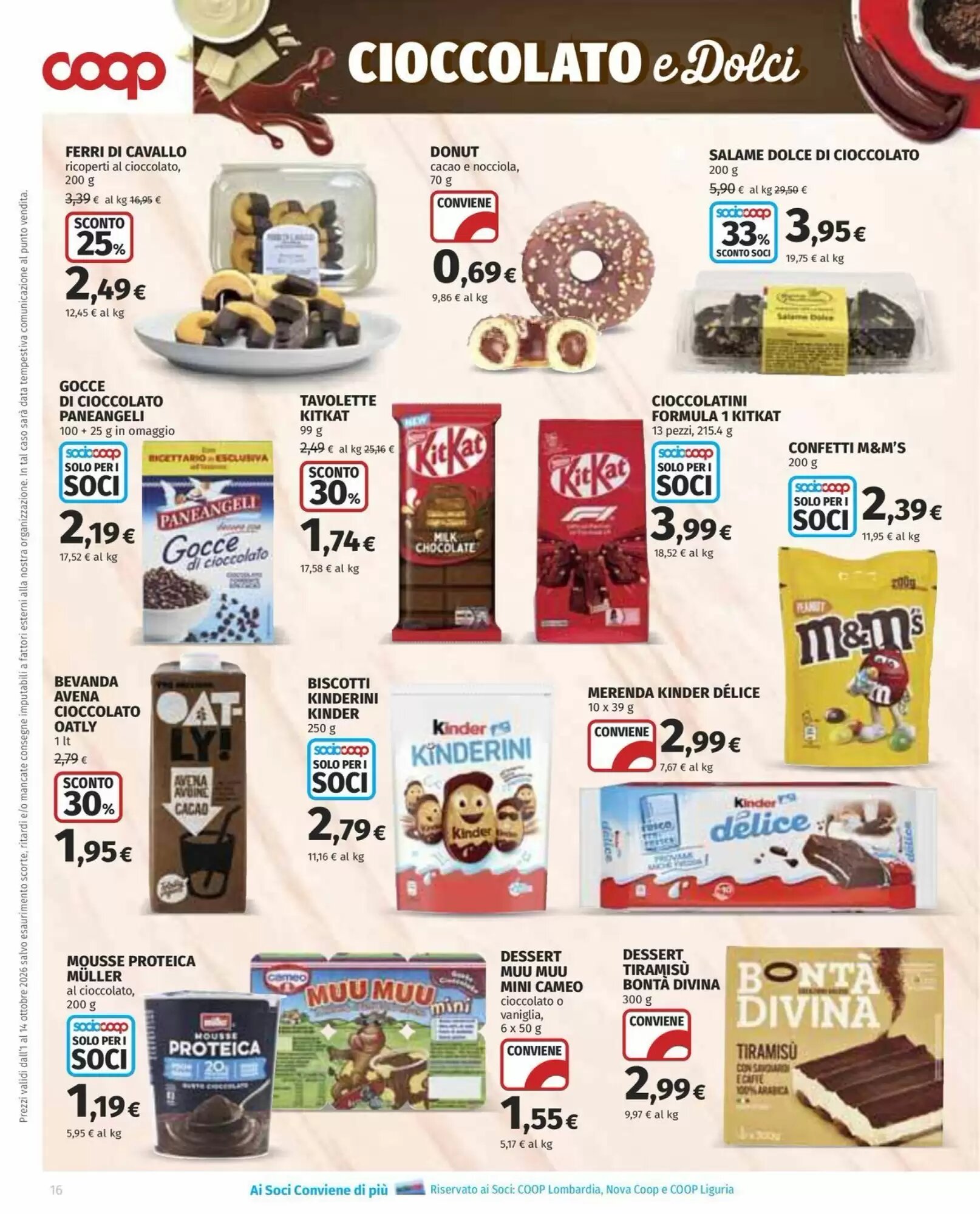 Volantino promozionale Coop  valide dal 01/10/2026 - Pagina 16.