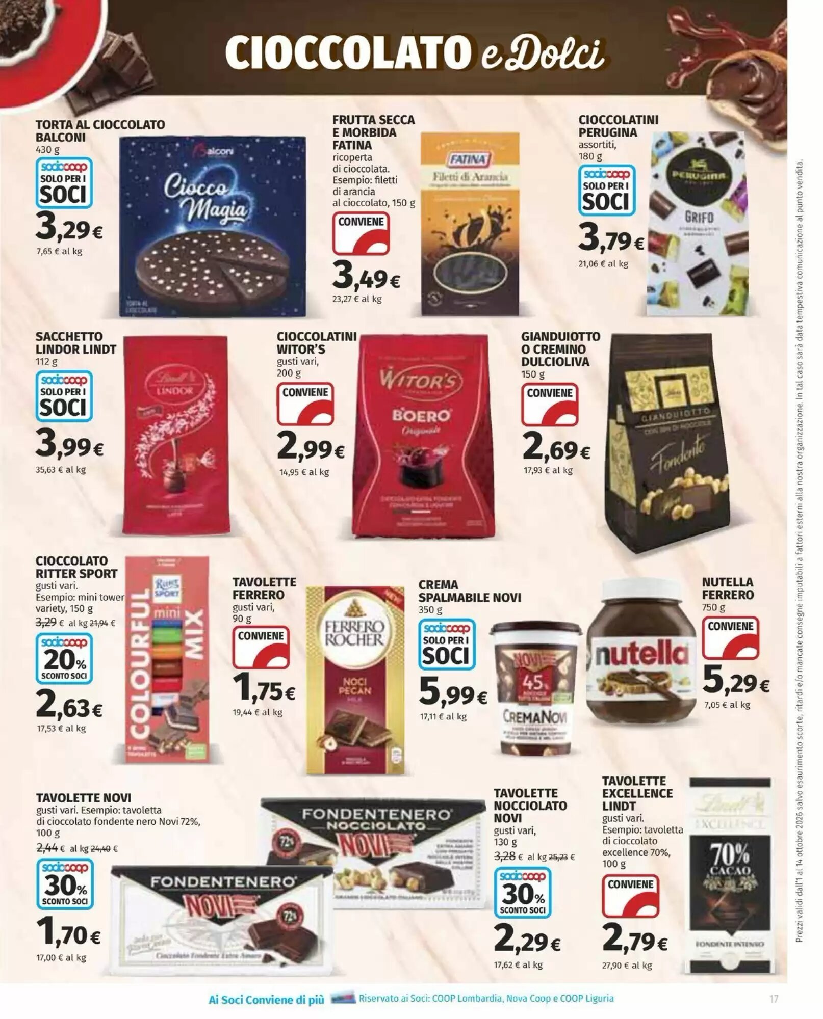 Volantino promozionale Coop  valide dal 01/10/2026 - Pagina 17.