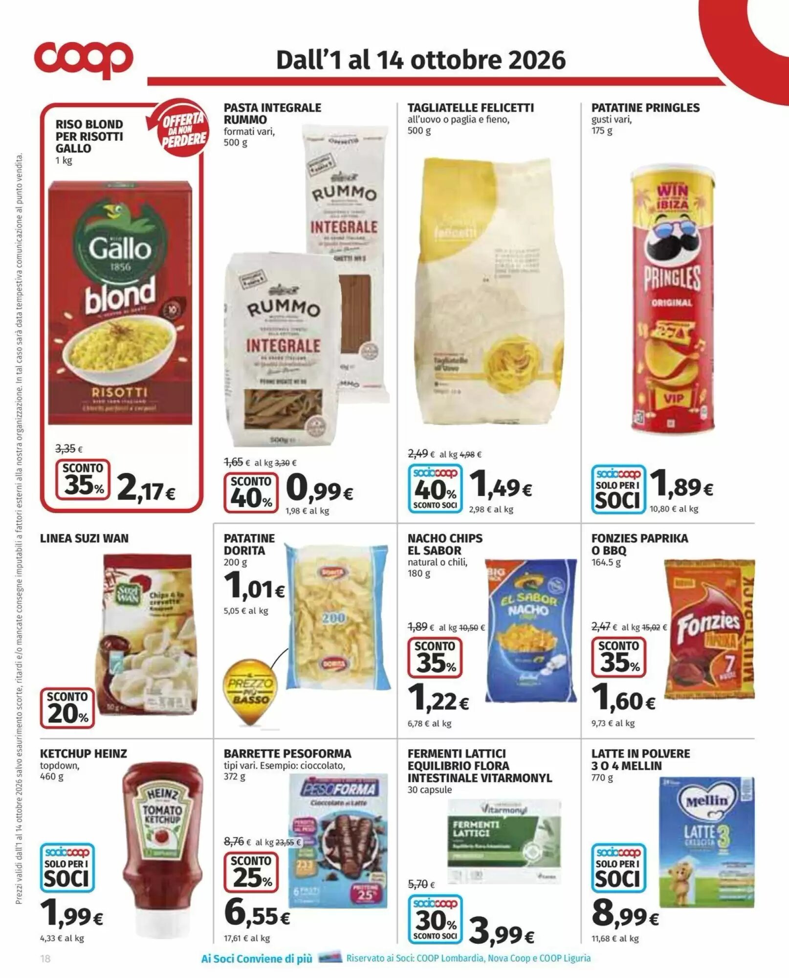 Volantino promozionale Coop  valide dal 01/10/2026 - Pagina 18.