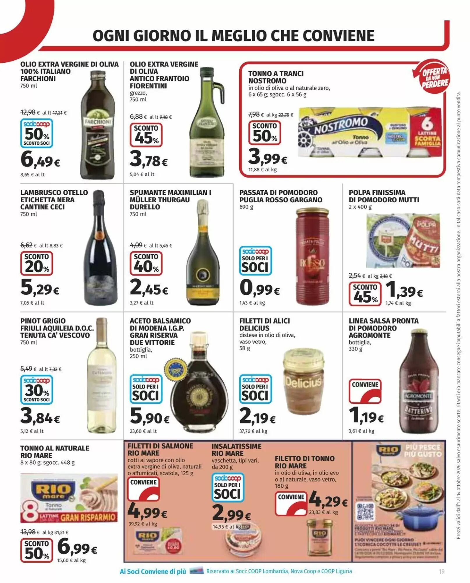 Volantino promozionale Coop  valide dal 01/10/2026 - Pagina 19.