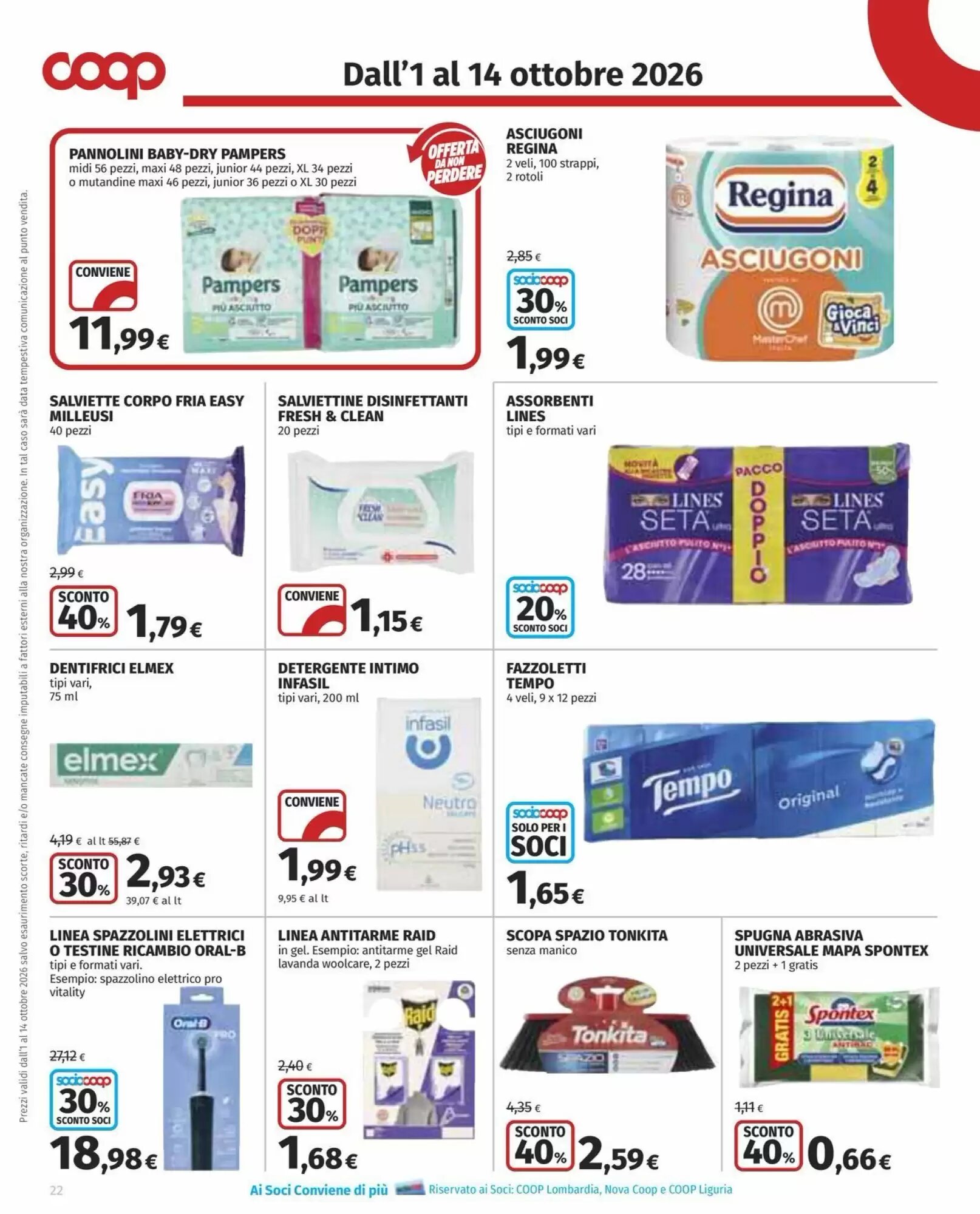 Volantino promozionale Coop  valide dal 01/10/2026 - Pagina 22.