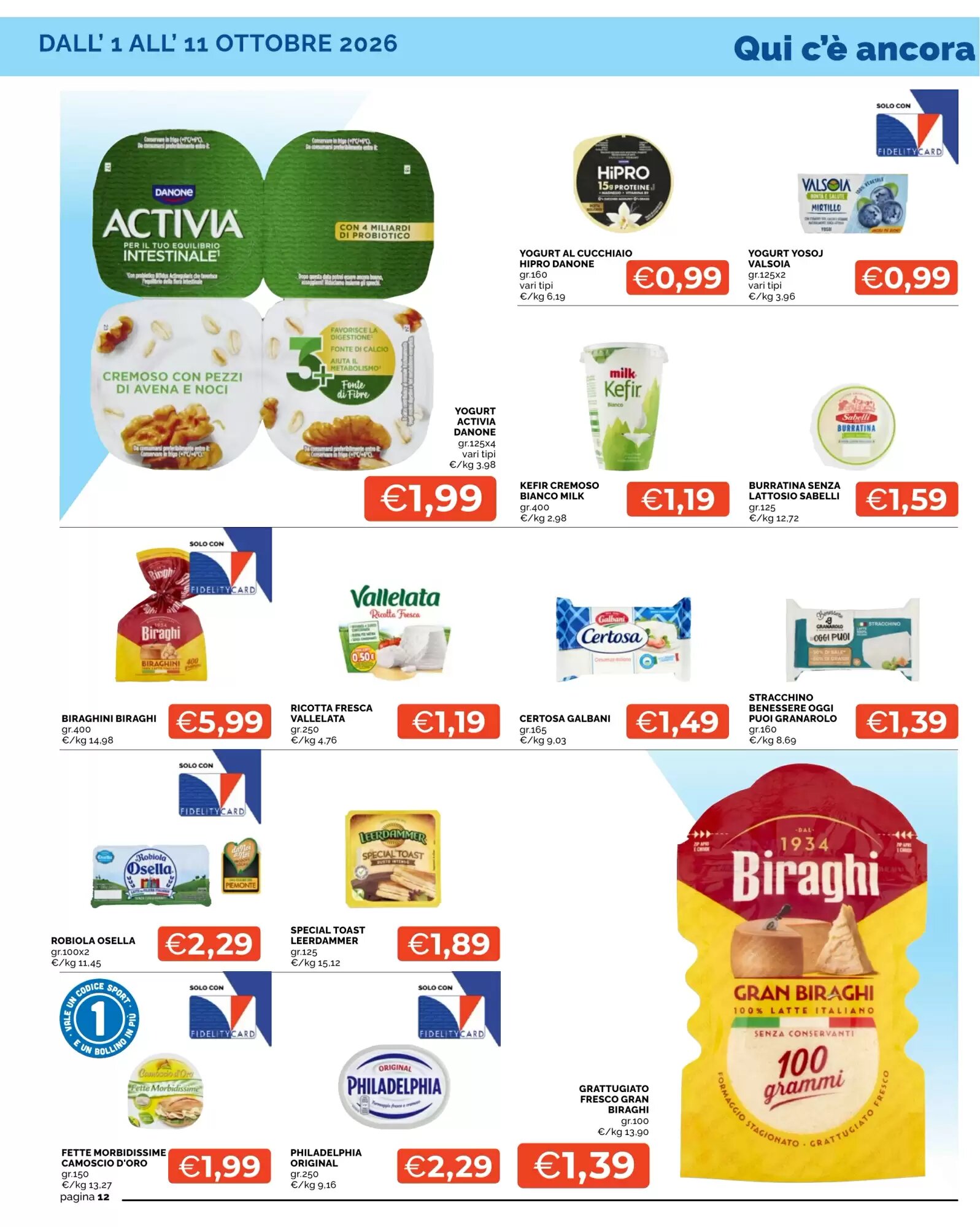 Volantino promozionale Mercatò Big  valide dal 01/10/2026 - Pagina 12.