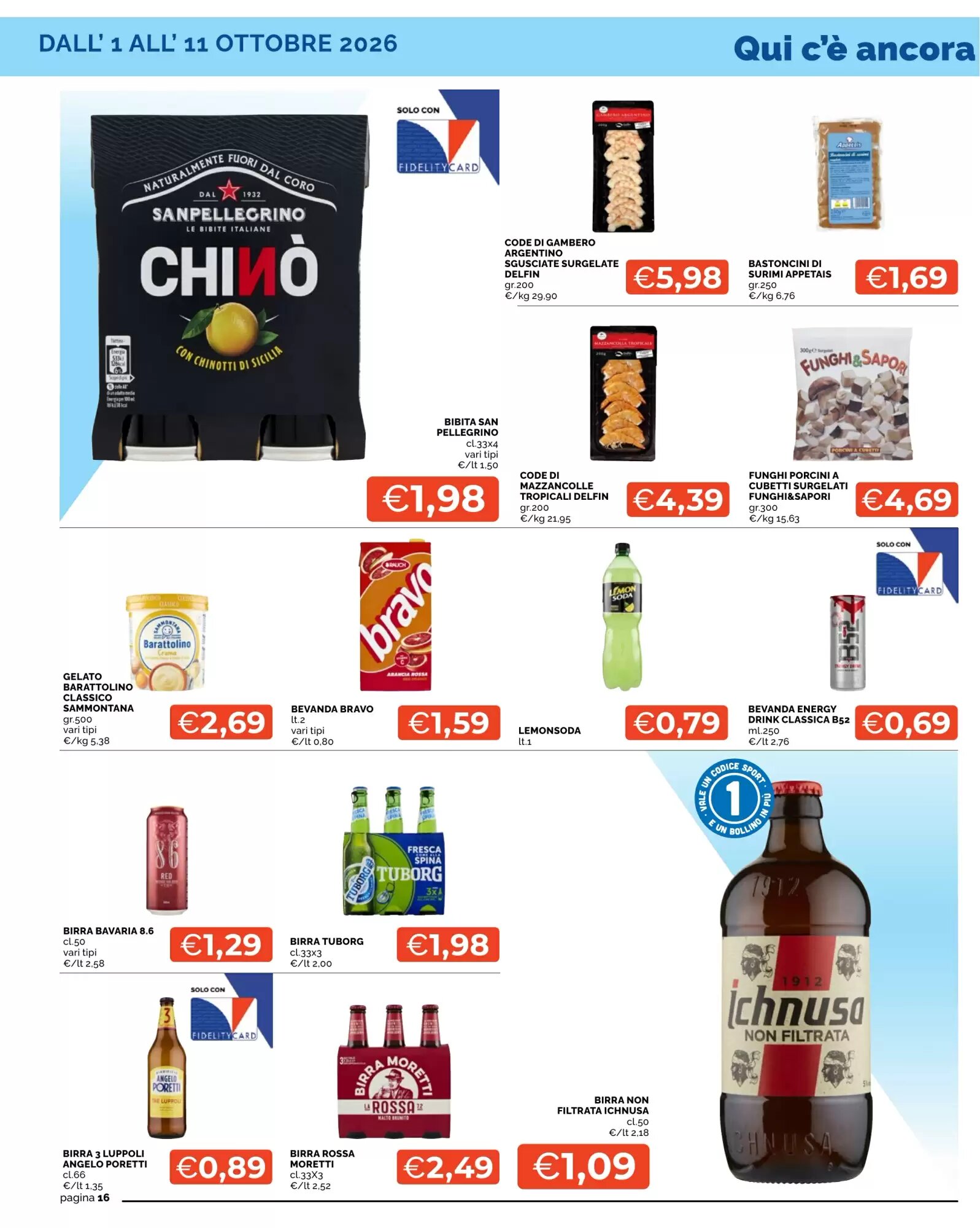Volantino promozionale Mercatò Big  valide dal 01/10/2026 - Pagina 16.
