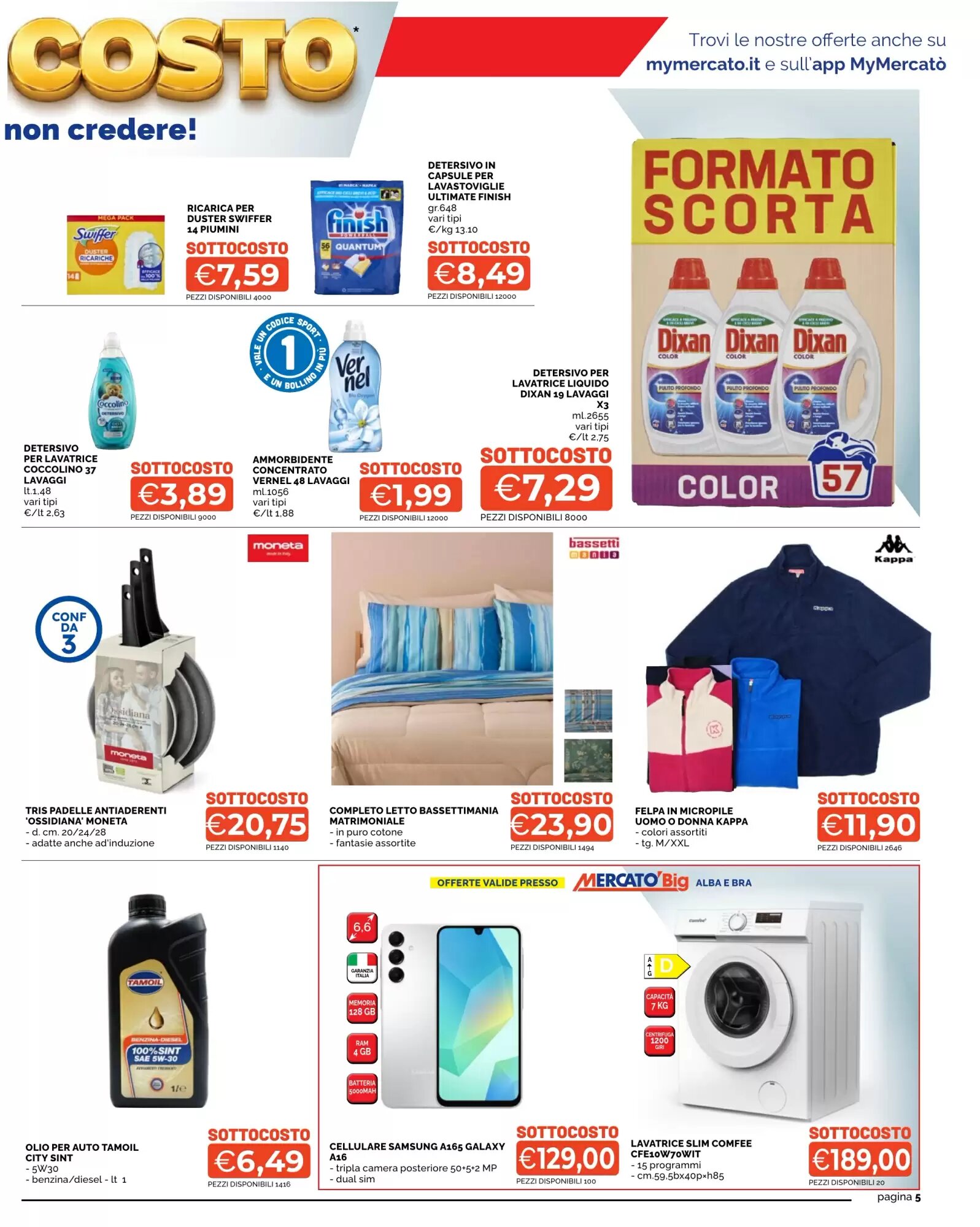 Volantino promozionale Mercatò Big  valide dal 01/10/2026 - Pagina 5.