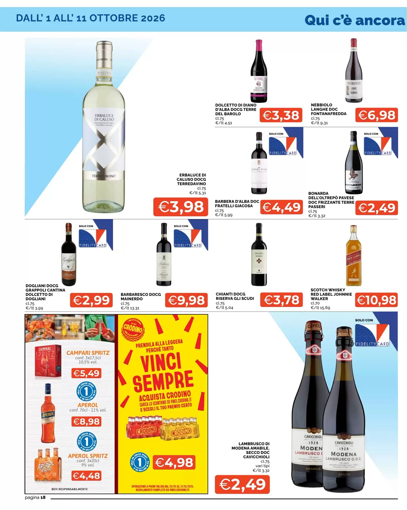 Volantino promozionale Mercatò  valide dal 01/10/2026 - Pagina 18.