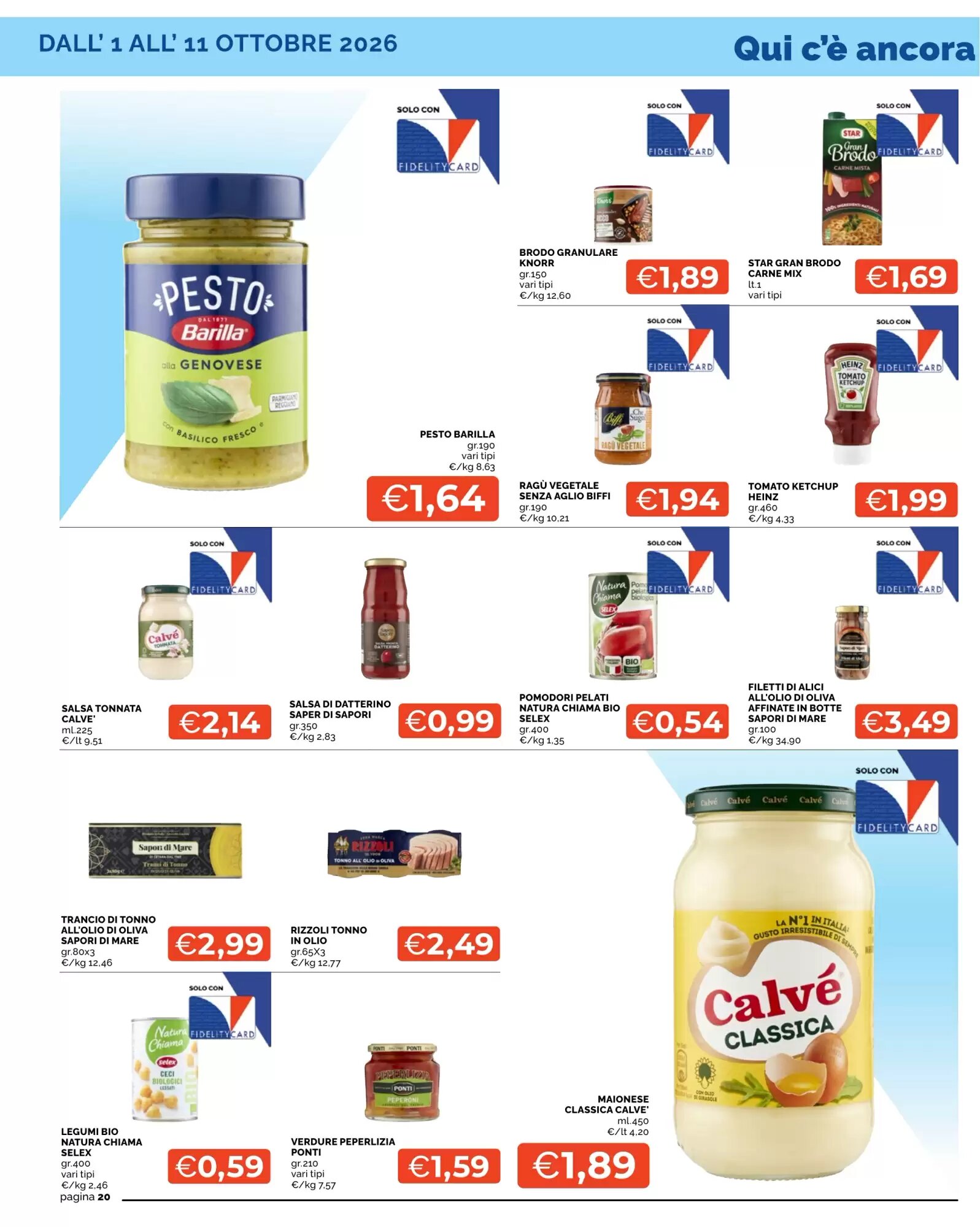 Volantino promozionale Mercatò  valide dal 01/10/2026 - Pagina 20.