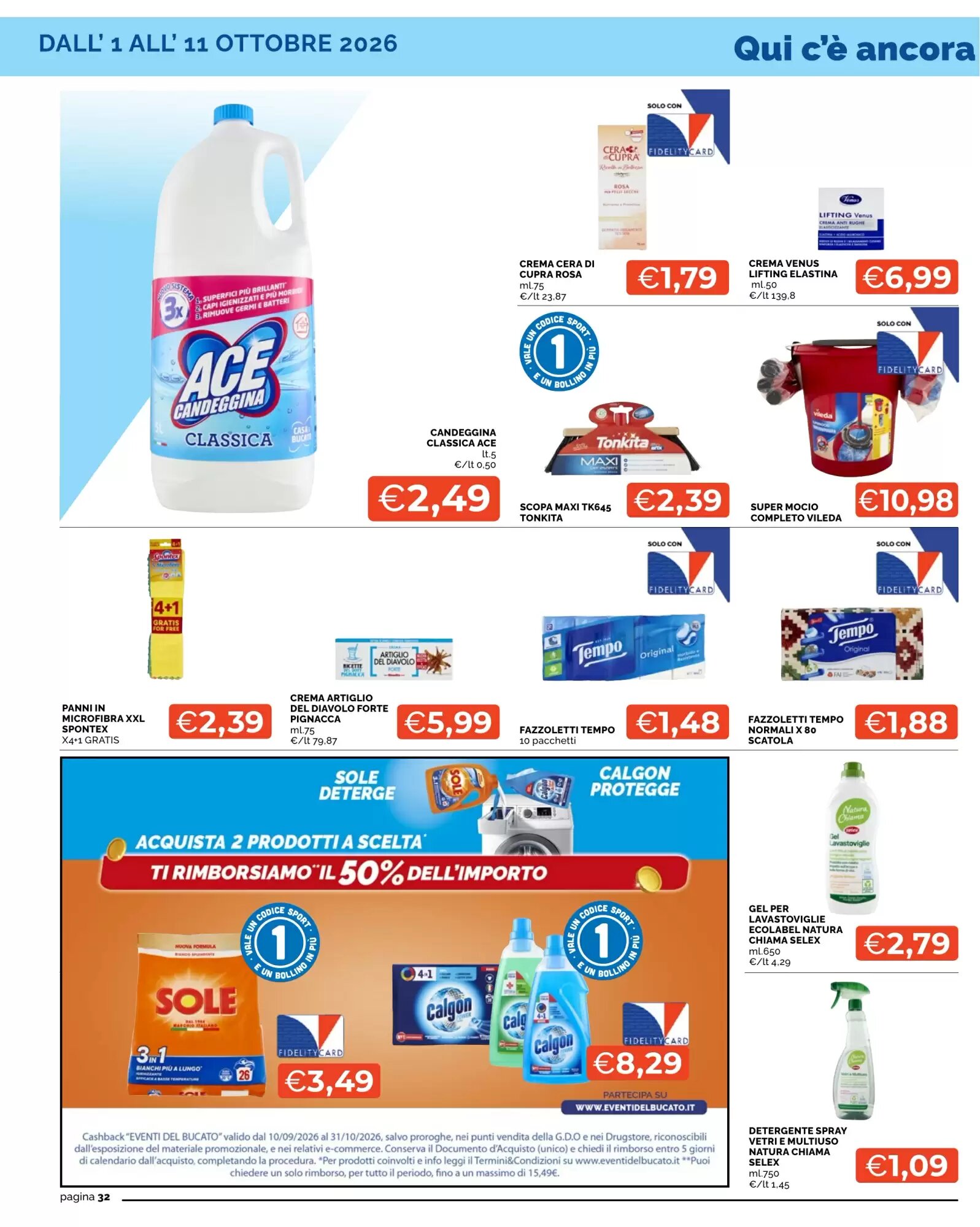 Volantino promozionale Mercatò  valide dal 01/10/2026 - Pagina 32.