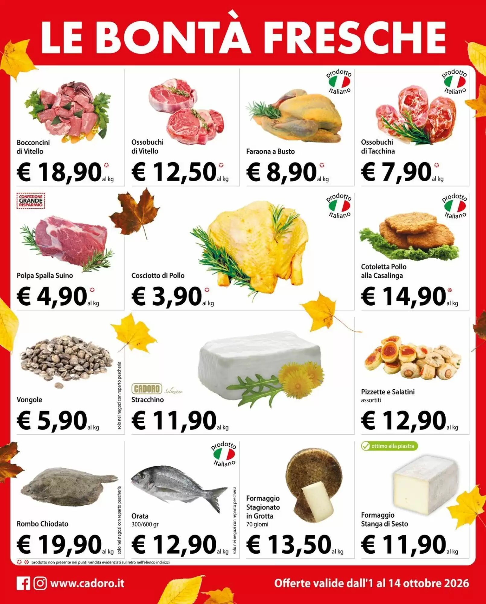 Volantino promozionale Cadoro  valide dal 01/10/2026 - Pagina 10.