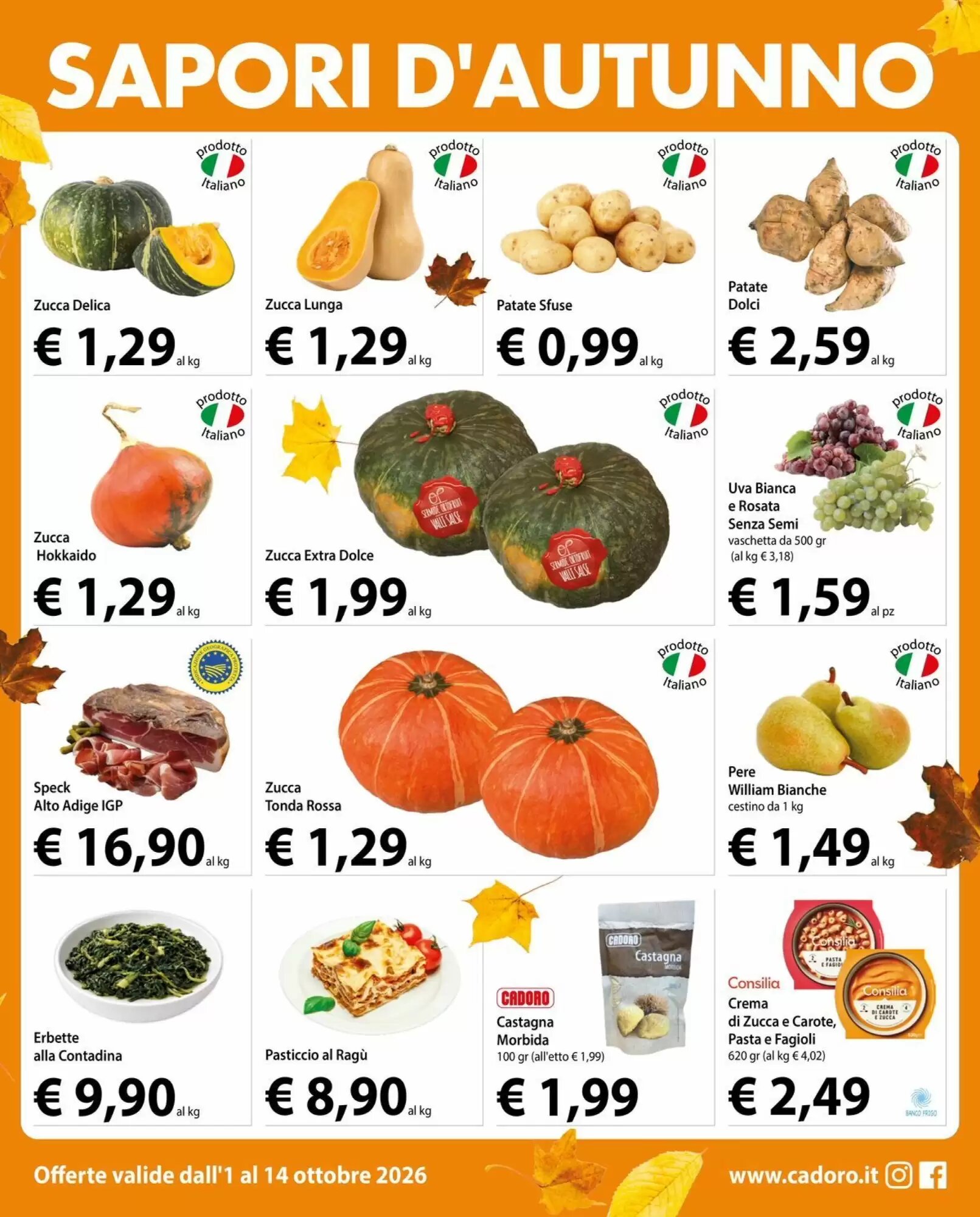 Volantino promozionale Cadoro  valide dal 01/10/2026 - Pagina 11.