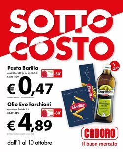 Volantino promozionale Cadoro  valide dal 01/10/2026