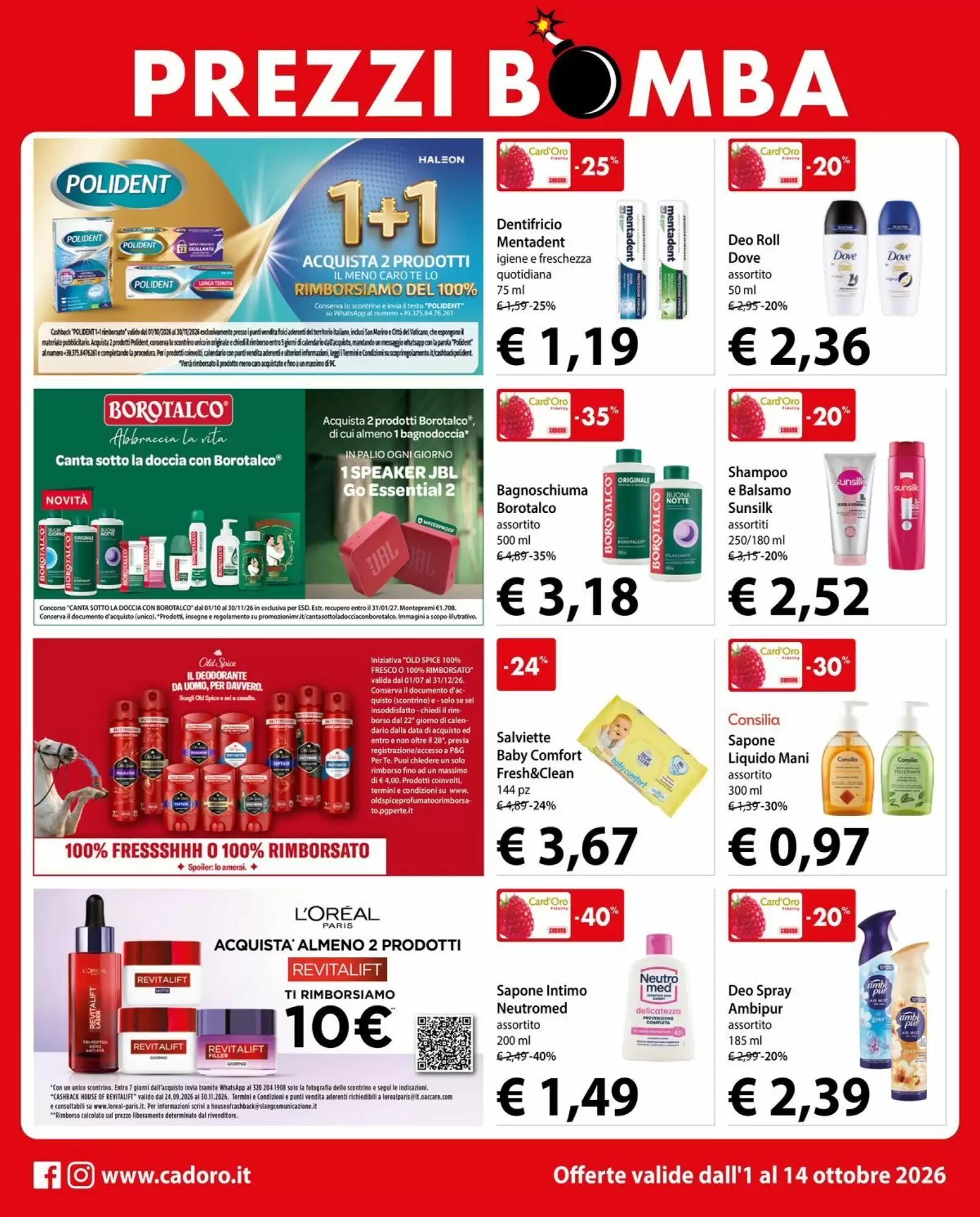 Volantino promozionale Cadoro  valide dal 01/10/2026 - Pagina 8.