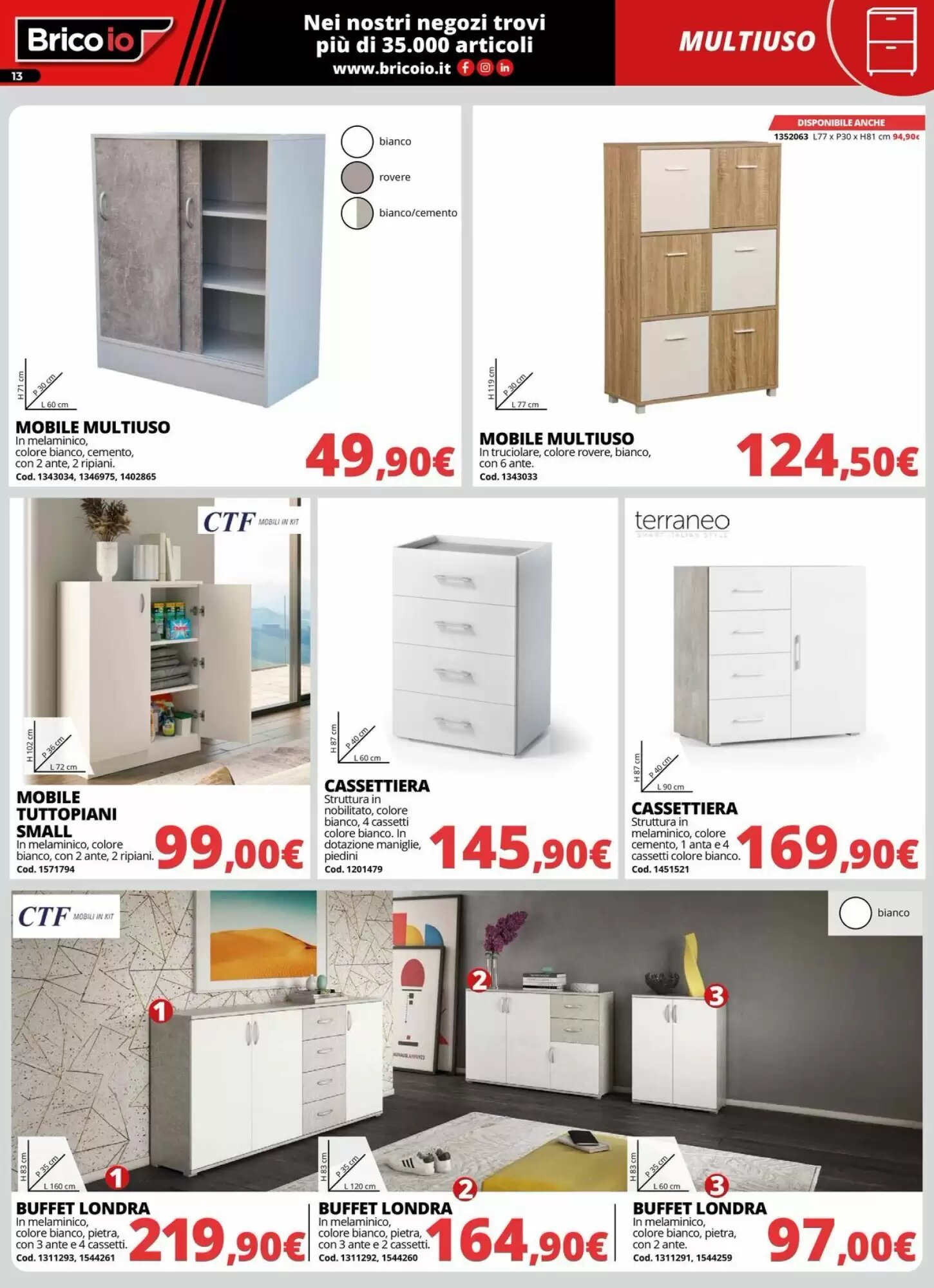 Volantino promozionale Brico Io  valide dal 01/10/2026 - Pagina 13.