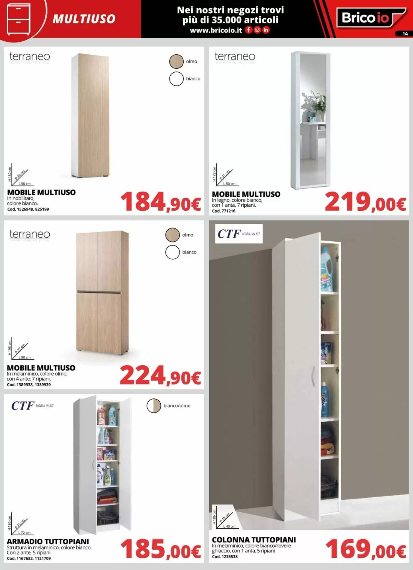 Volantino promozionale Brico Io  valide dal 01/10/2026 - Pagina 14.
