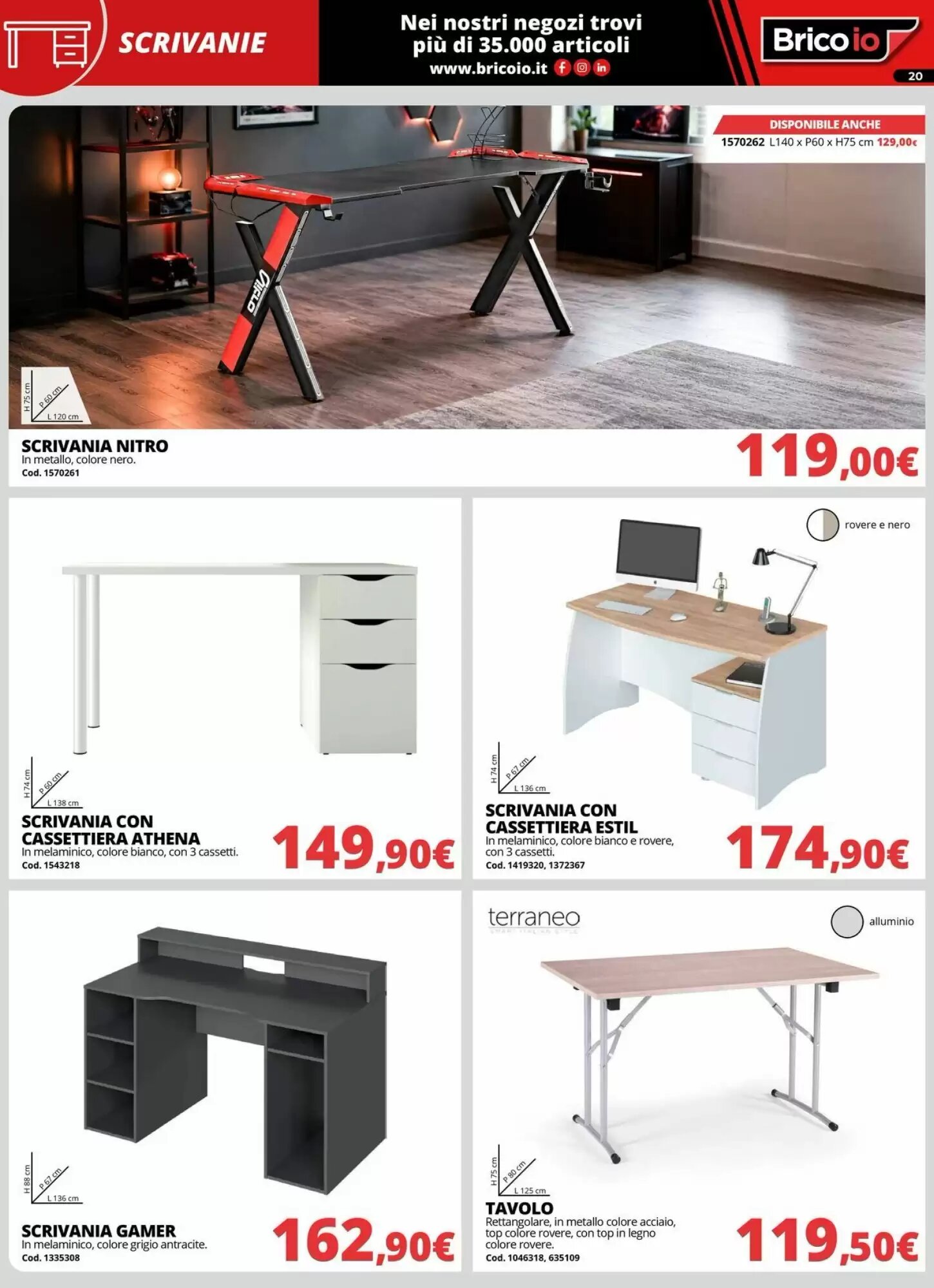 Volantino promozionale Brico Io  valide dal 01/10/2026 - Pagina 20.