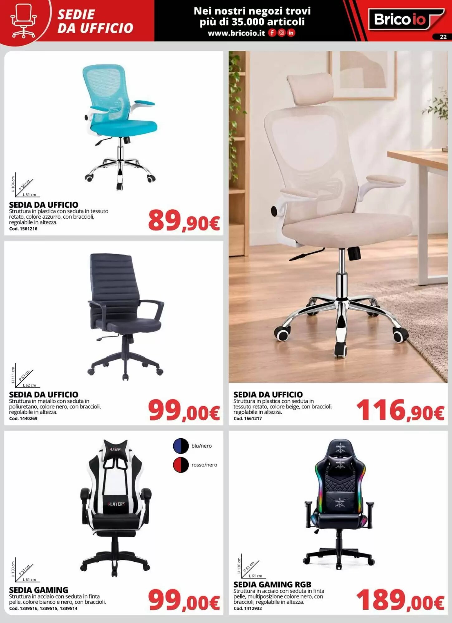 Volantino promozionale Brico Io  valide dal 01/10/2026 - Pagina 22.