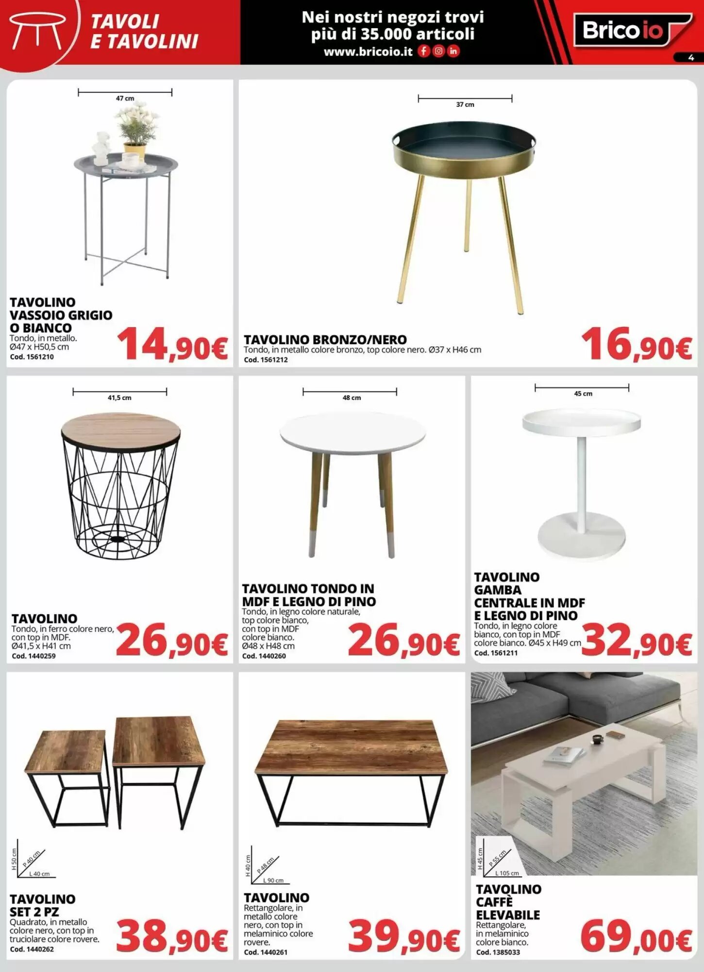 Volantino promozionale Brico Io  valide dal 01/10/2026 - Pagina 4.