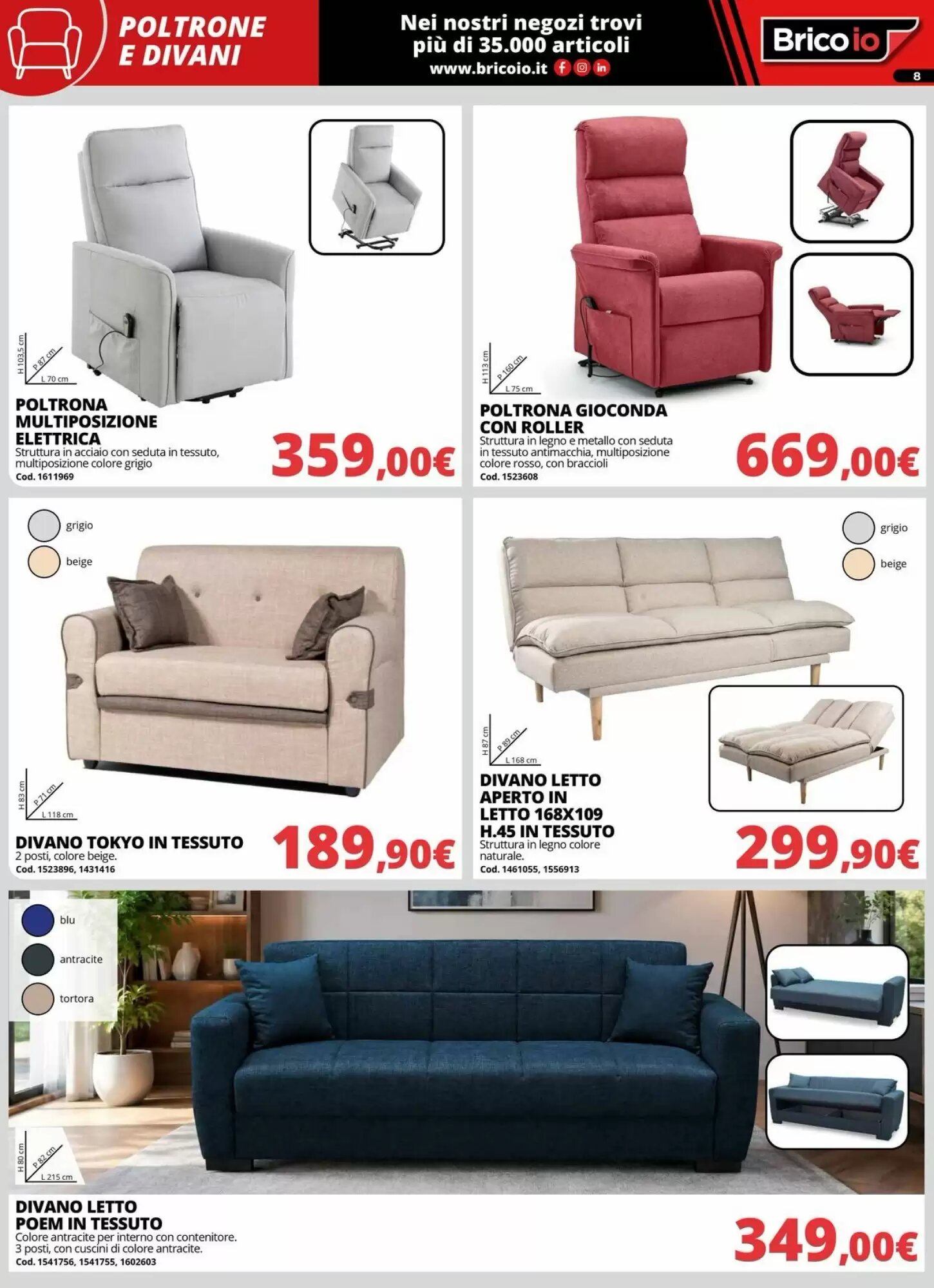 Volantino promozionale Brico Io  valide dal 01/10/2026 - Pagina 8.