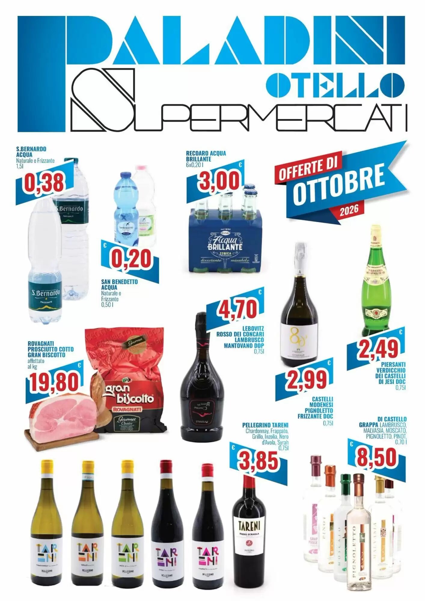Volantino promozionale Paladini Otello Supermercato  valide dal 01/10/2026 - Pagina 1.