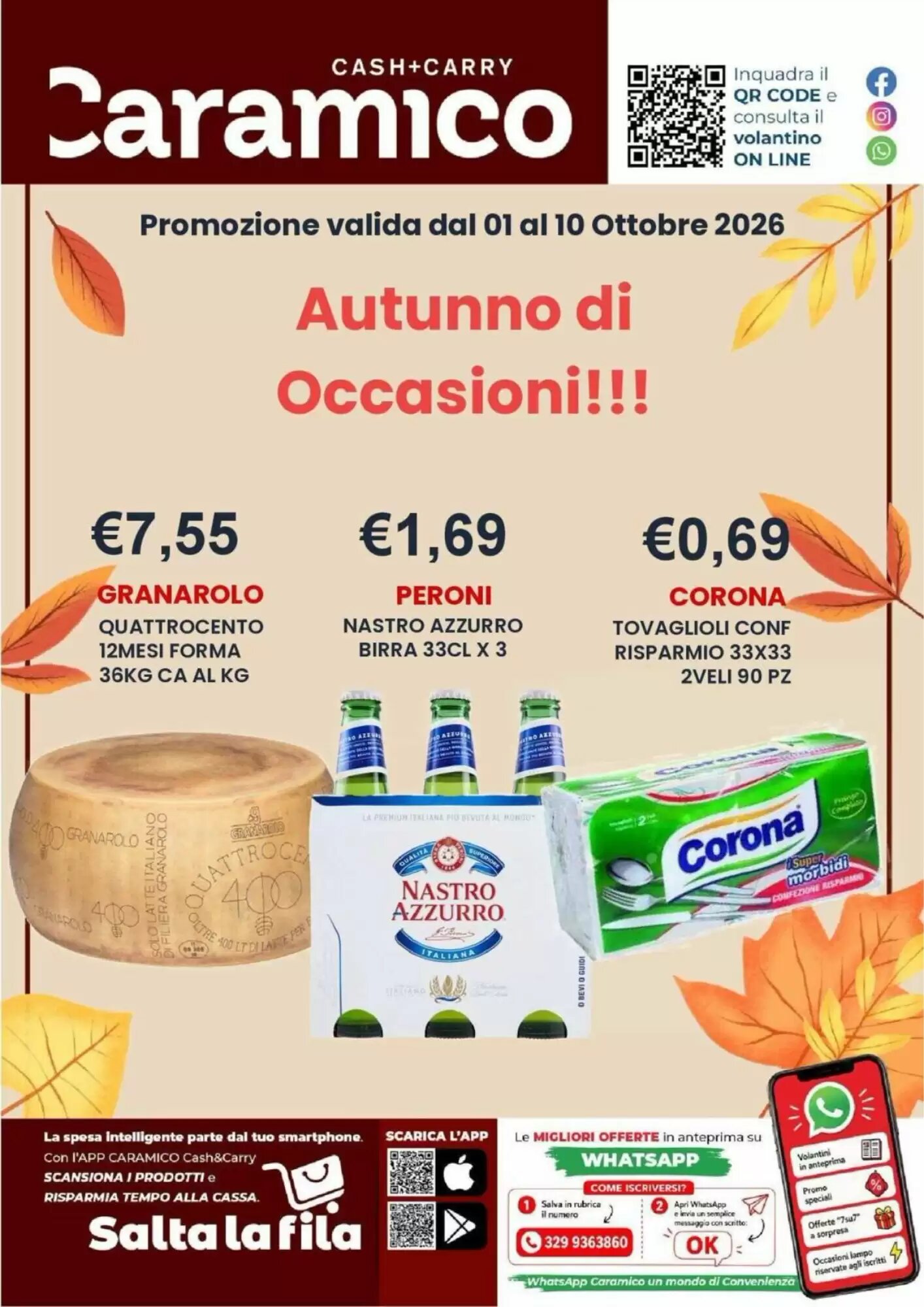 Volantino promozionale Caramico valide dal 01/10/2026 - Pagina 1.