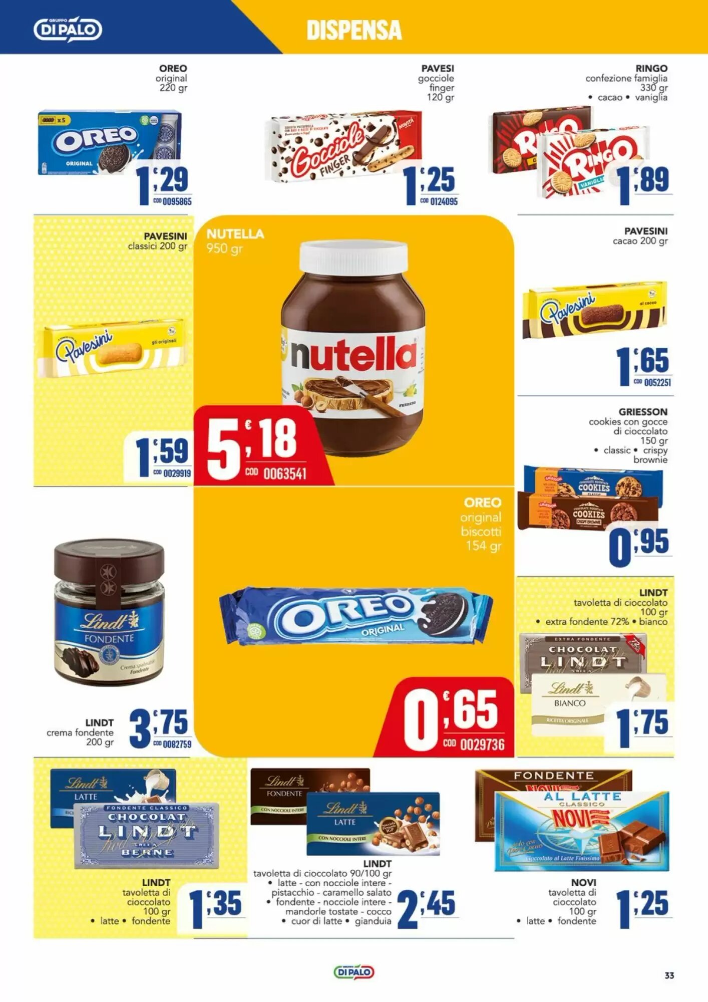 Volantino promozionale Gruppo di Palo  valide dal 01/10/2026 - Pagina 33.