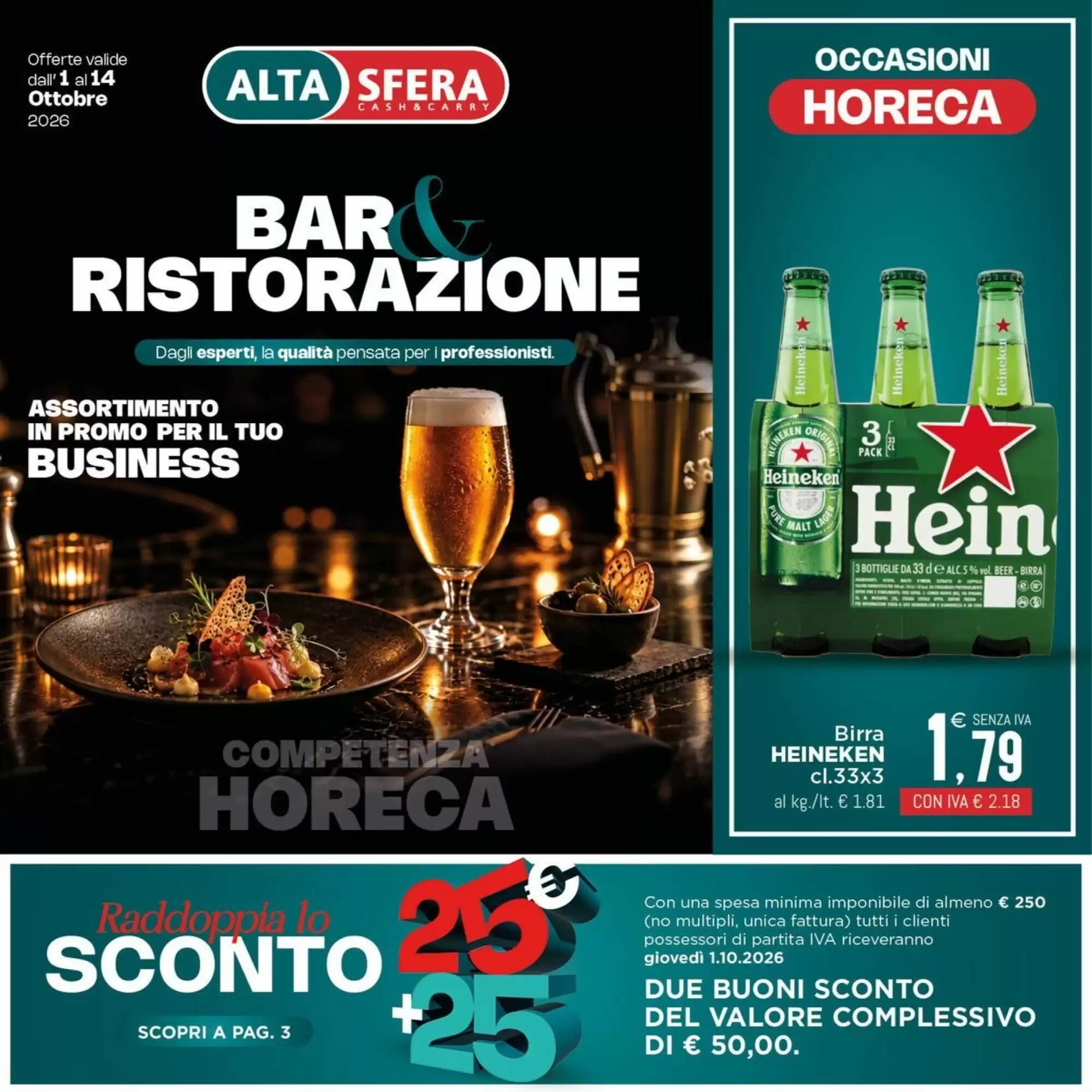 Volantino promozionale Altasfera valide dal 01/10/2026 - Pagina 1.