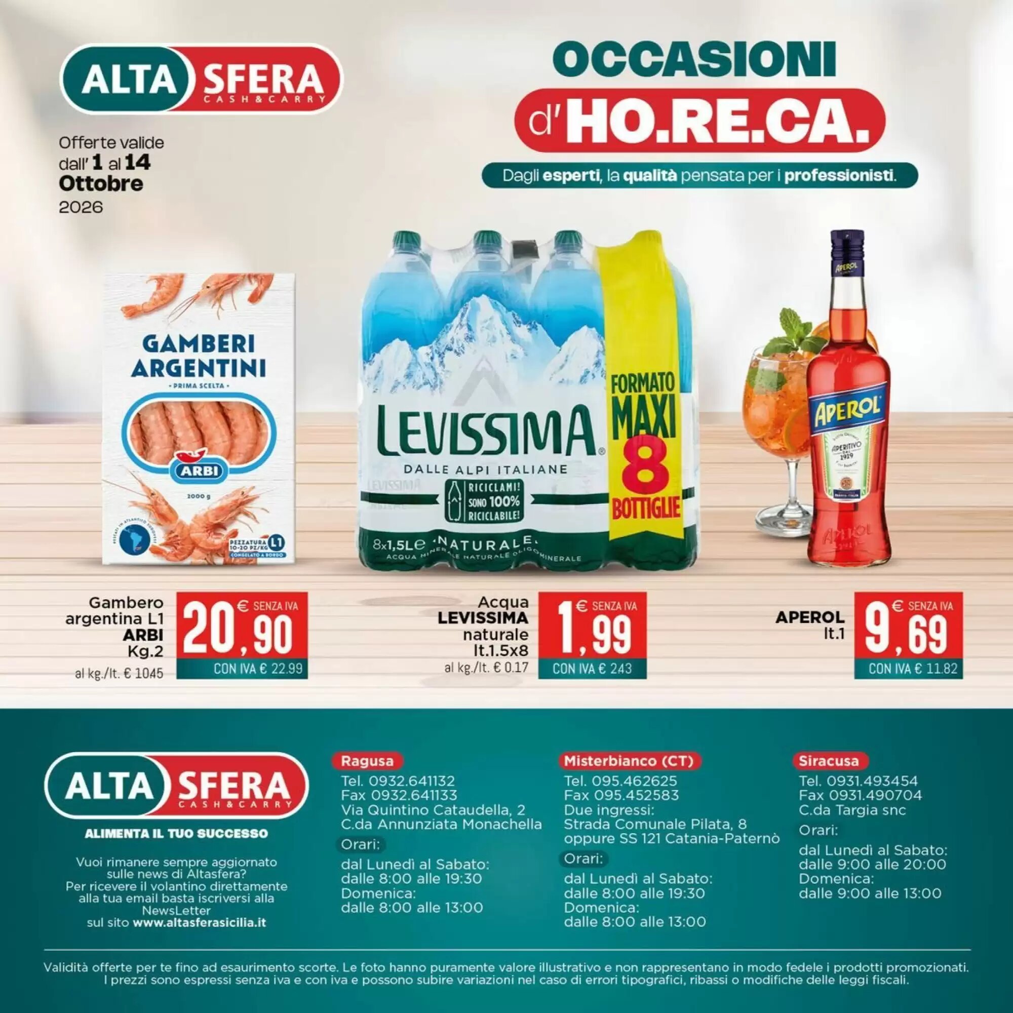 Volantino promozionale Altasfera  valide dal 01/10/2026 - Pagina 17.
