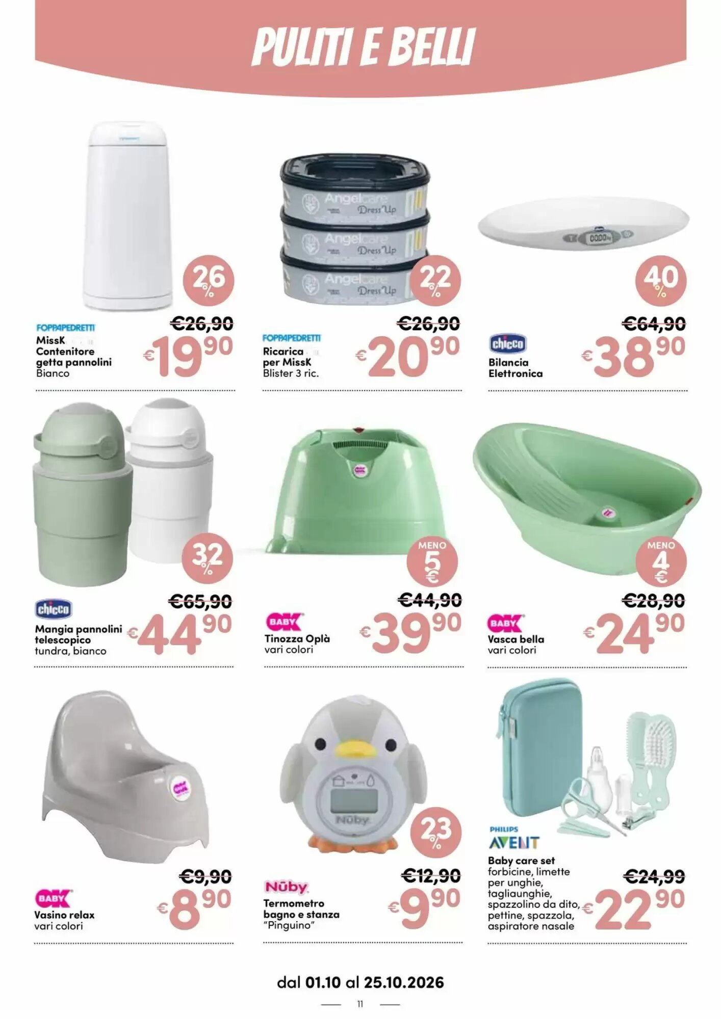 Volantino promozionale B di Bimbi  valide dal 01/10/2026 - Pagina 11.