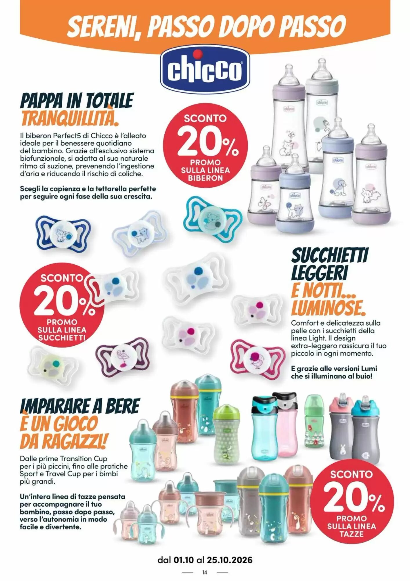 Volantino promozionale B di Bimbi  valide dal 01/10/2026 - Pagina 14.