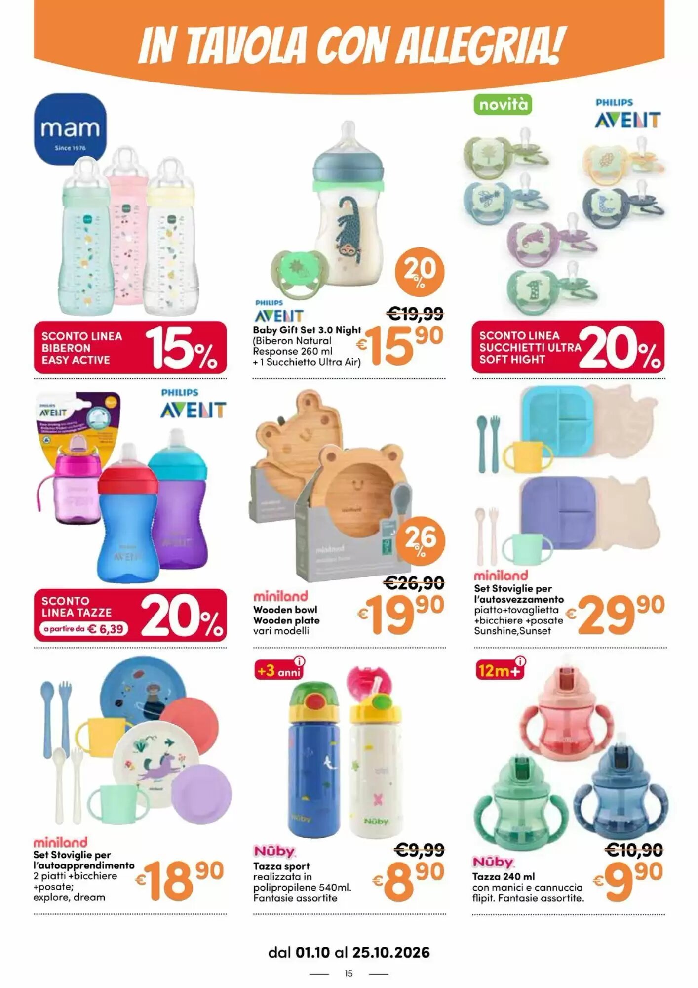 Volantino promozionale B di Bimbi  valide dal 01/10/2026 - Pagina 15.