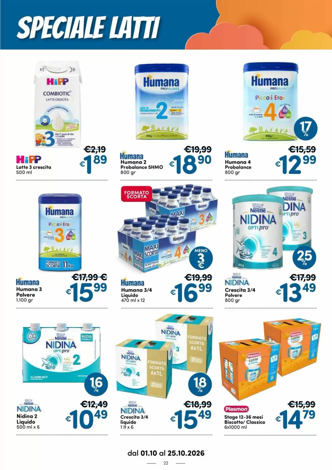 Volantino promozionale B di Bimbi  valide dal 01/10/2026 - Pagina 22.