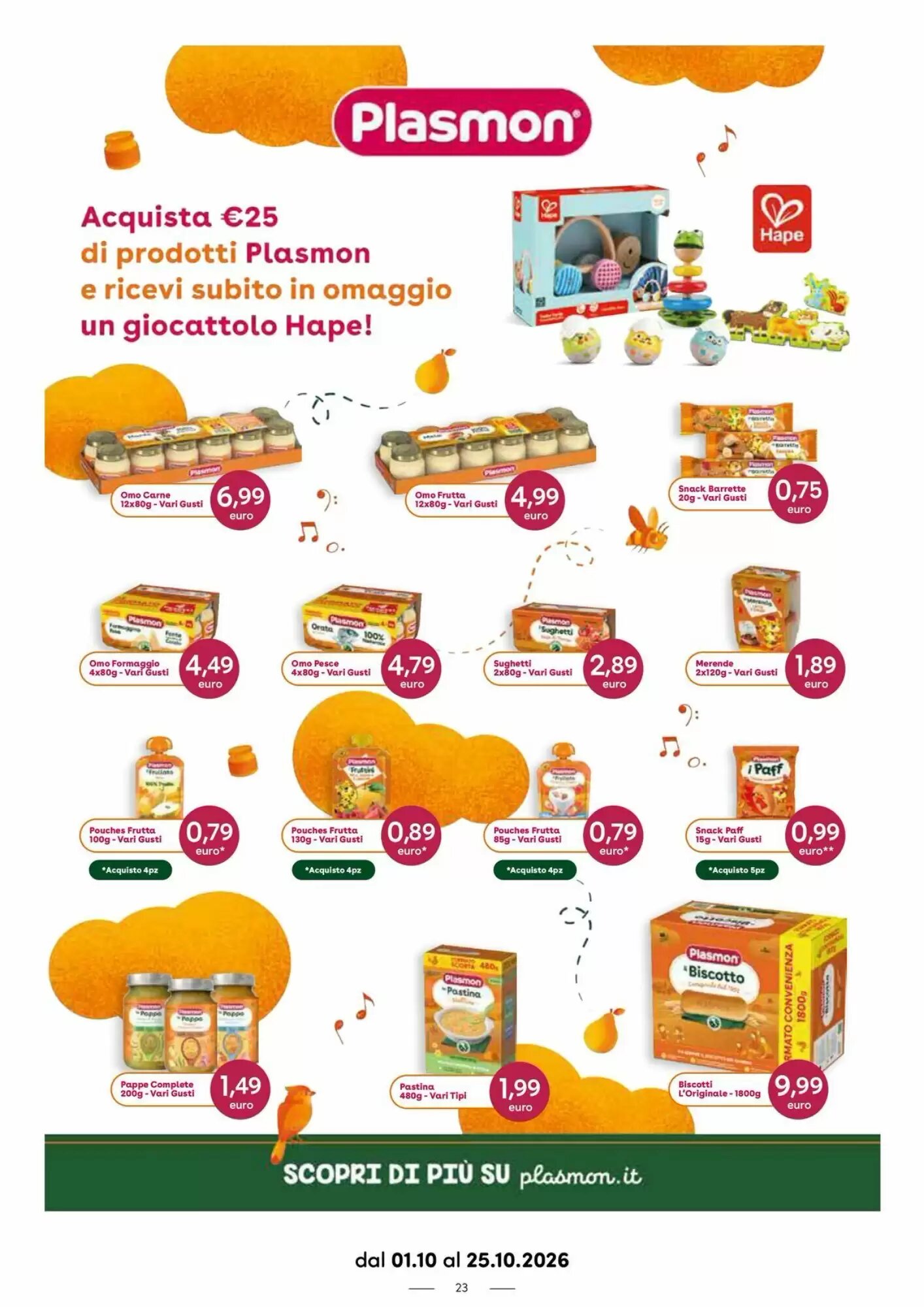 Volantino promozionale B di Bimbi  valide dal 01/10/2026 - Pagina 23.