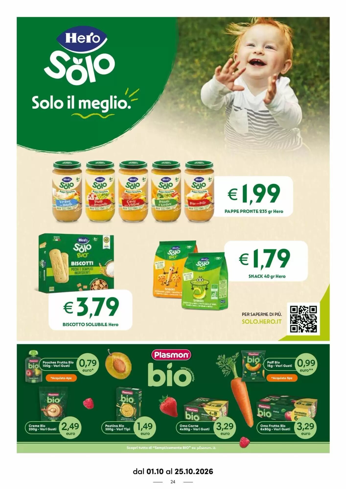 Volantino promozionale B di Bimbi  valide dal 01/10/2026 - Pagina 24.