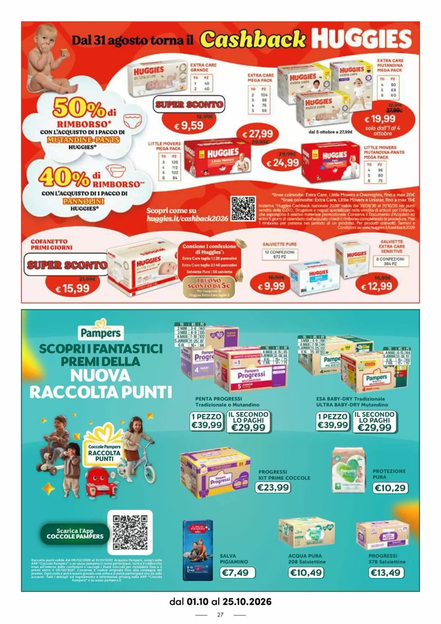 Volantino promozionale B di Bimbi  valide dal 01/10/2026 - Pagina 27.