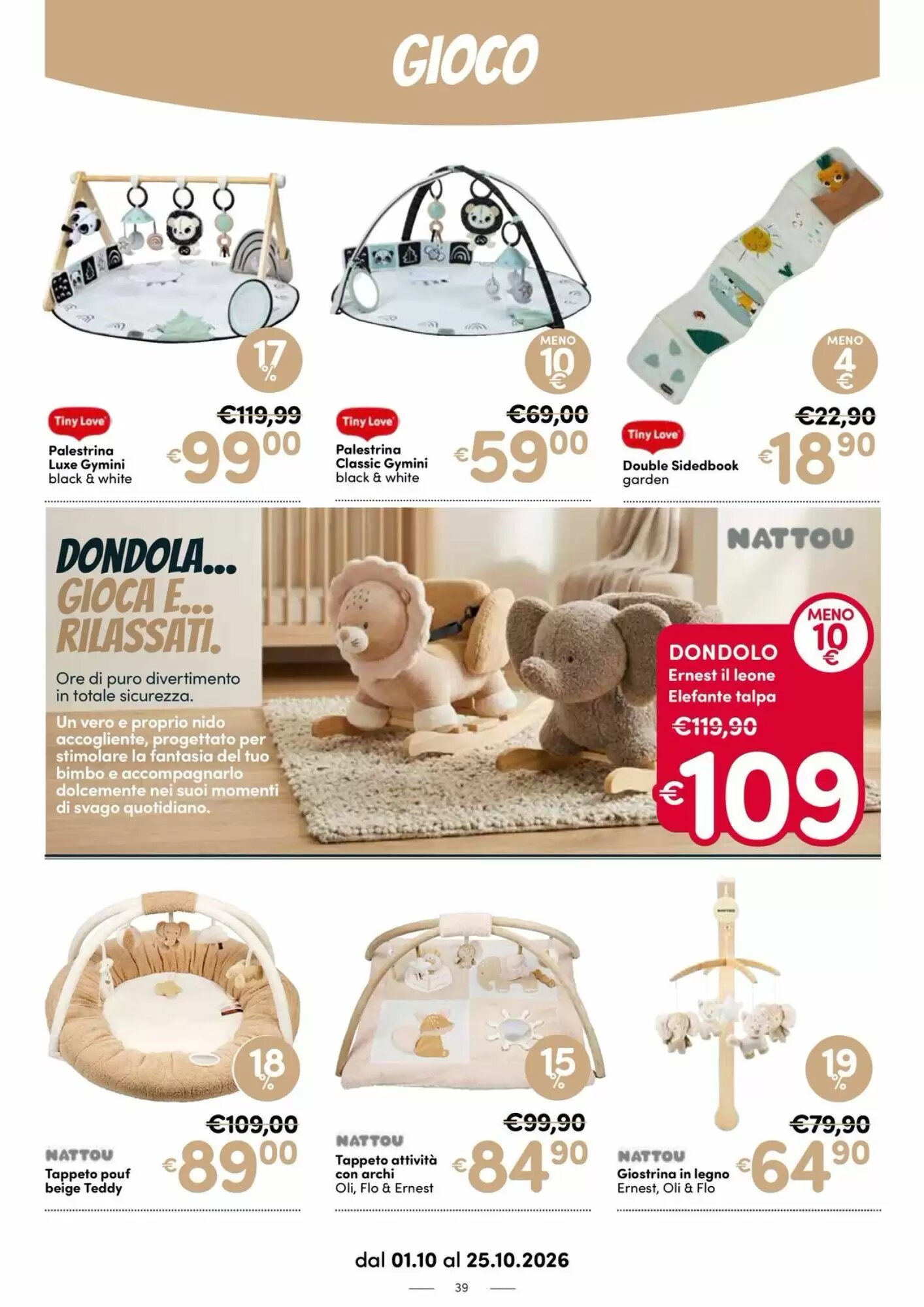 Volantino promozionale B di Bimbi  valide dal 01/10/2026 - Pagina 39.