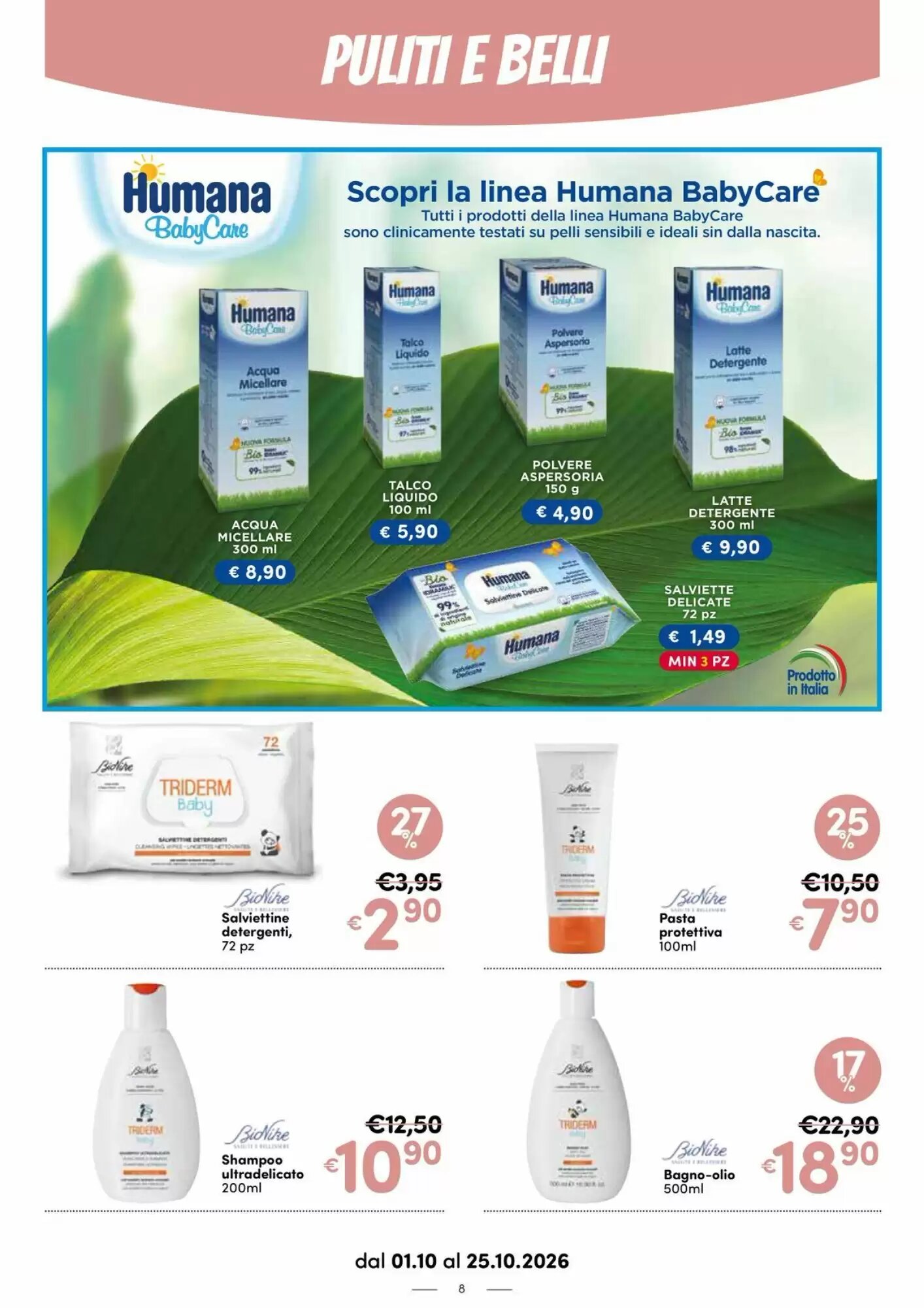 Volantino promozionale B di Bimbi  valide dal 01/10/2026 - Pagina 8.