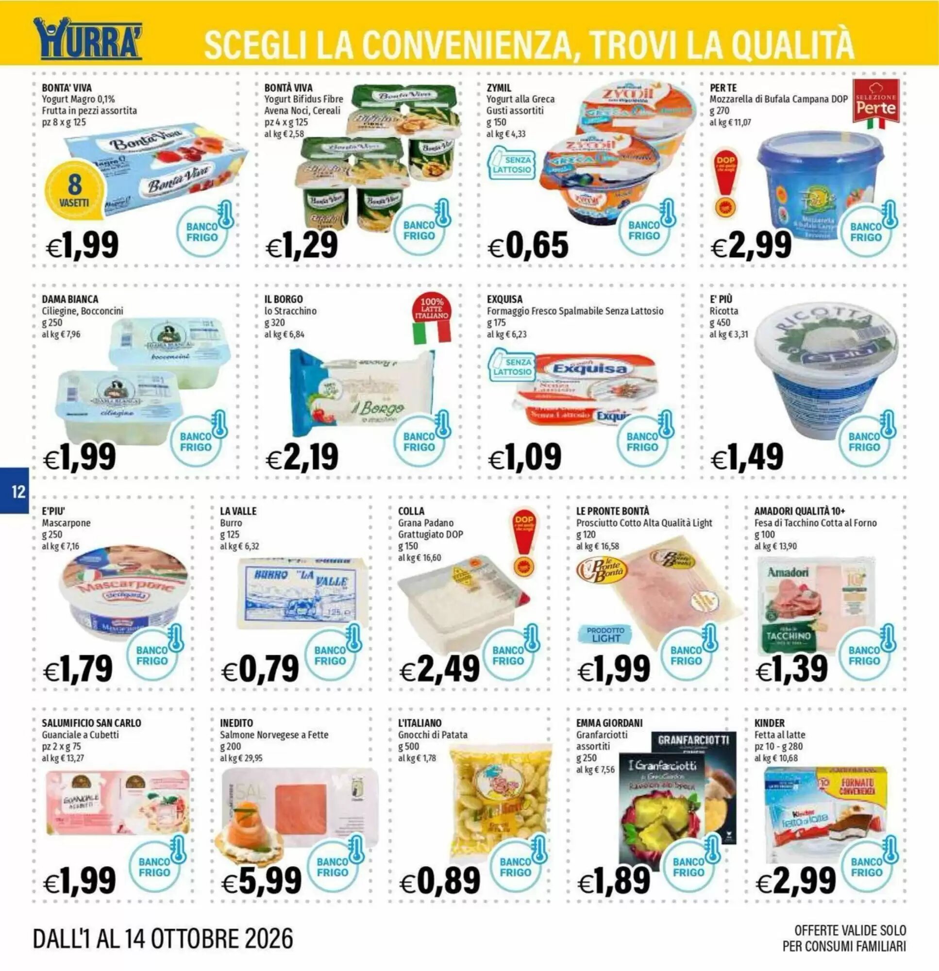 Volantino promozionale Hurrà  valide dal 01/10/2026 - Pagina 12.