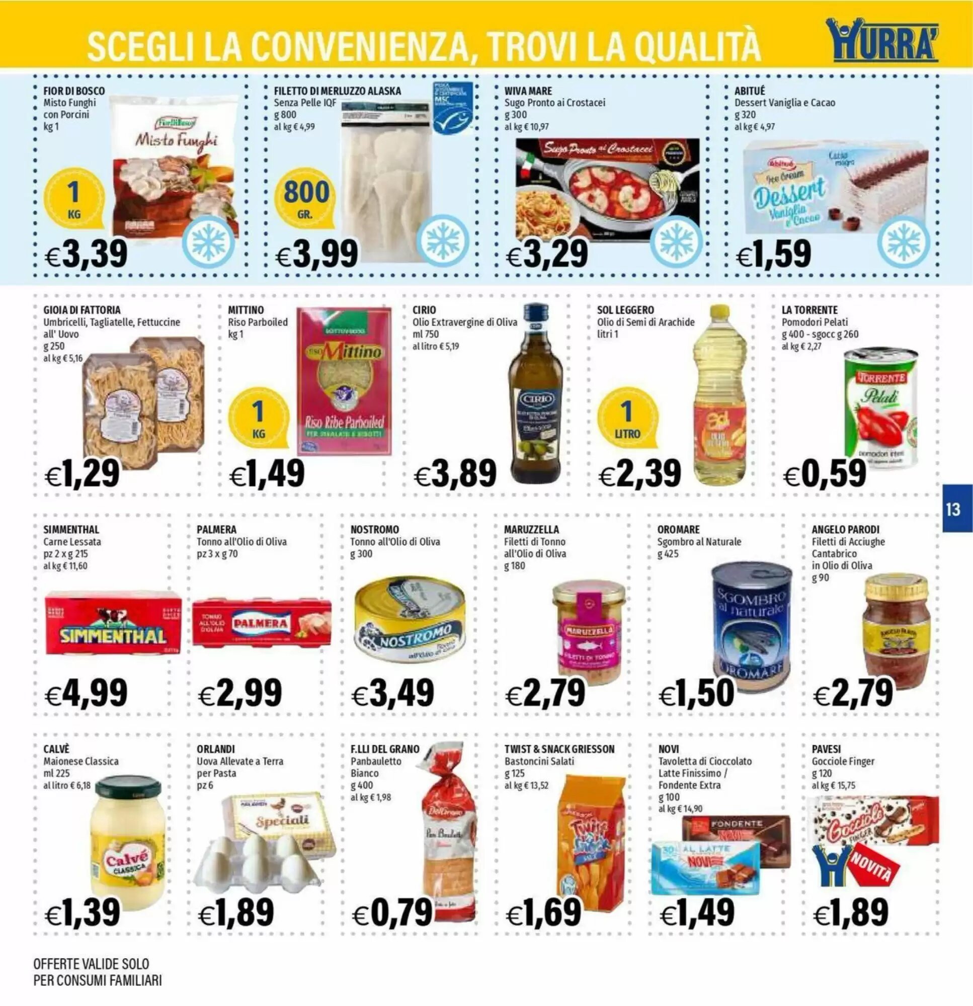 Volantino promozionale Hurrà  valide dal 01/10/2026 - Pagina 13.