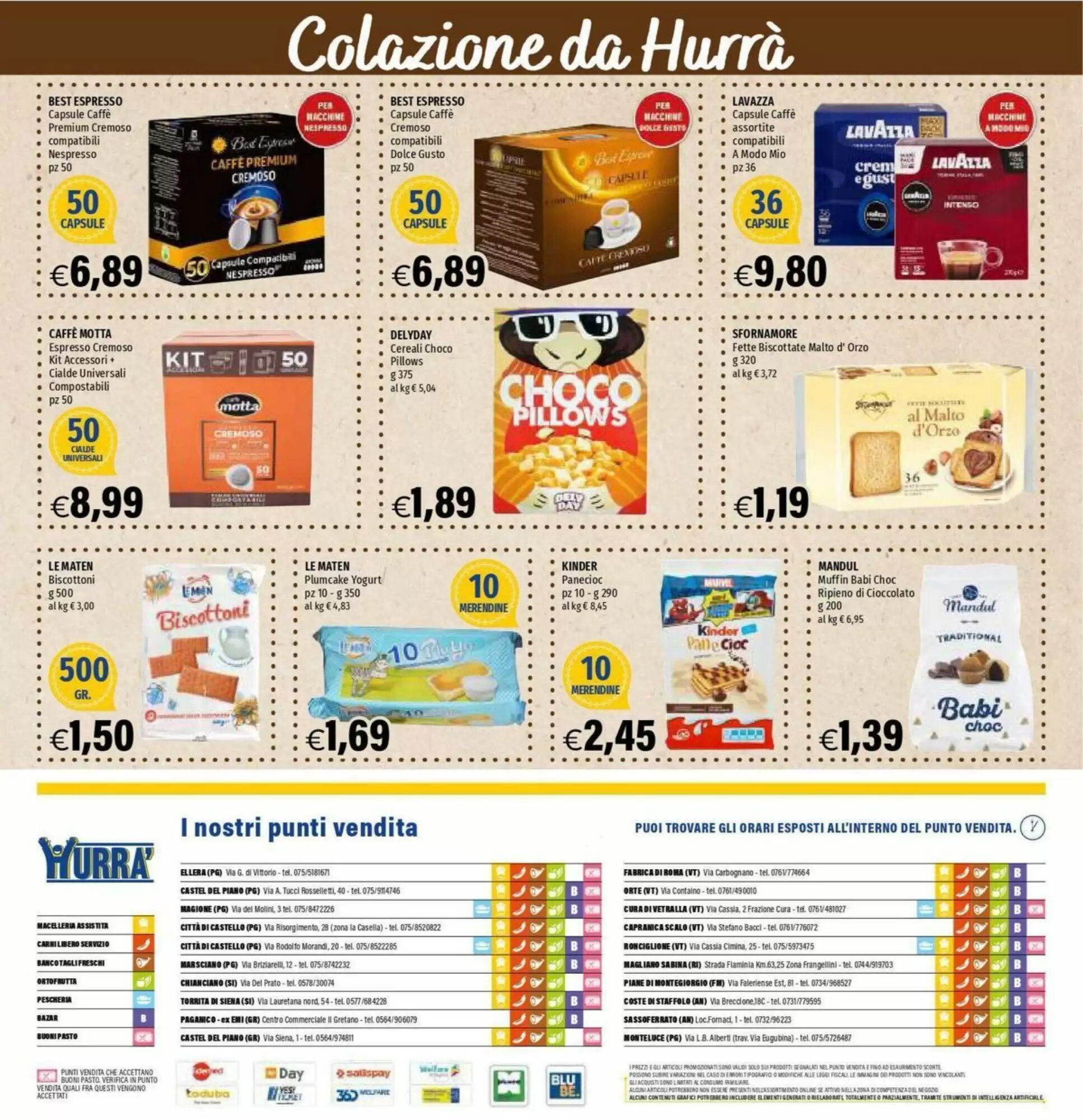 Volantino promozionale Hurrà  valide dal 01/10/2026 - Pagina 16.