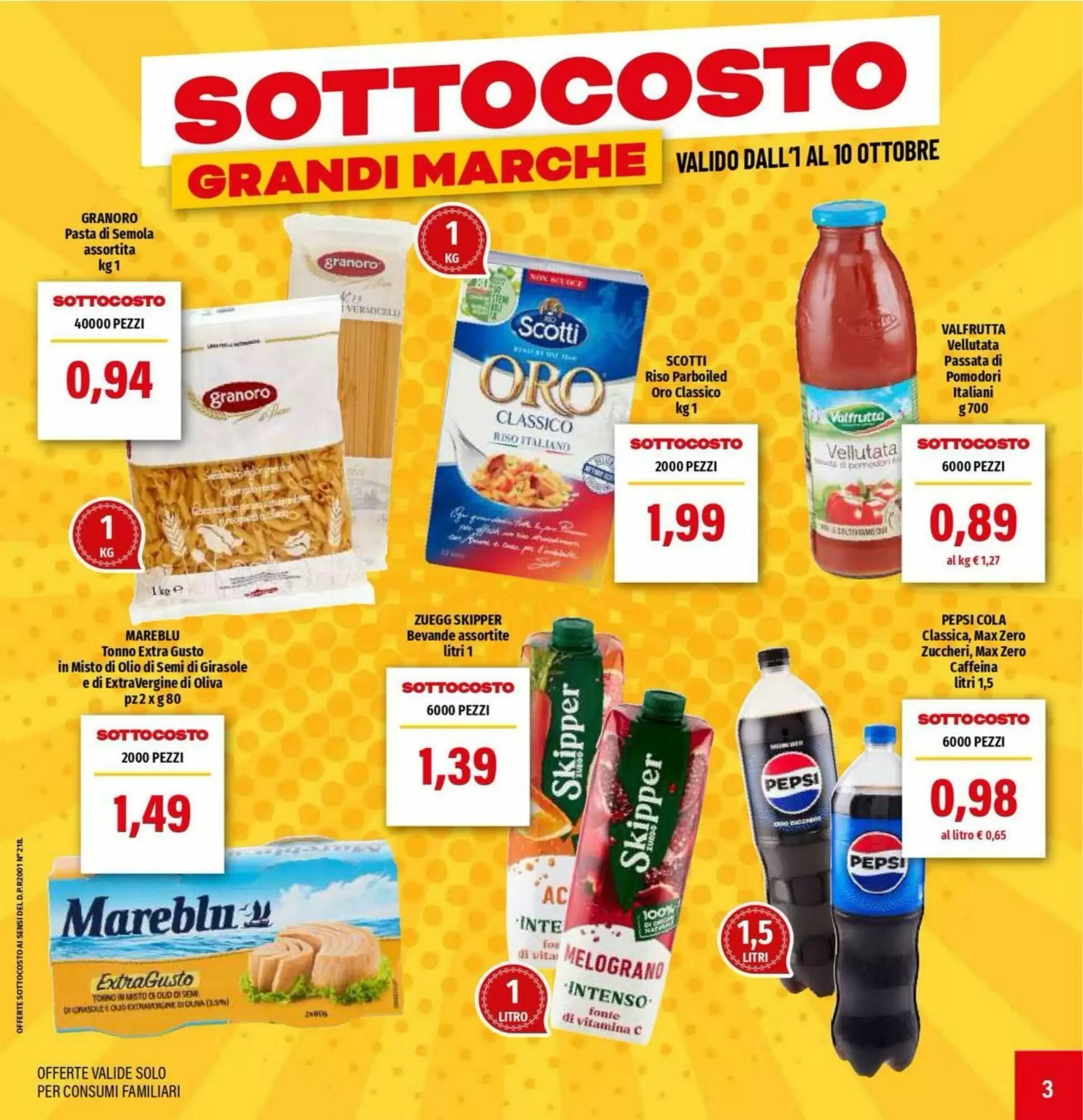Volantino promozionale Hurrà  valide dal 01/10/2026 - Pagina 3.