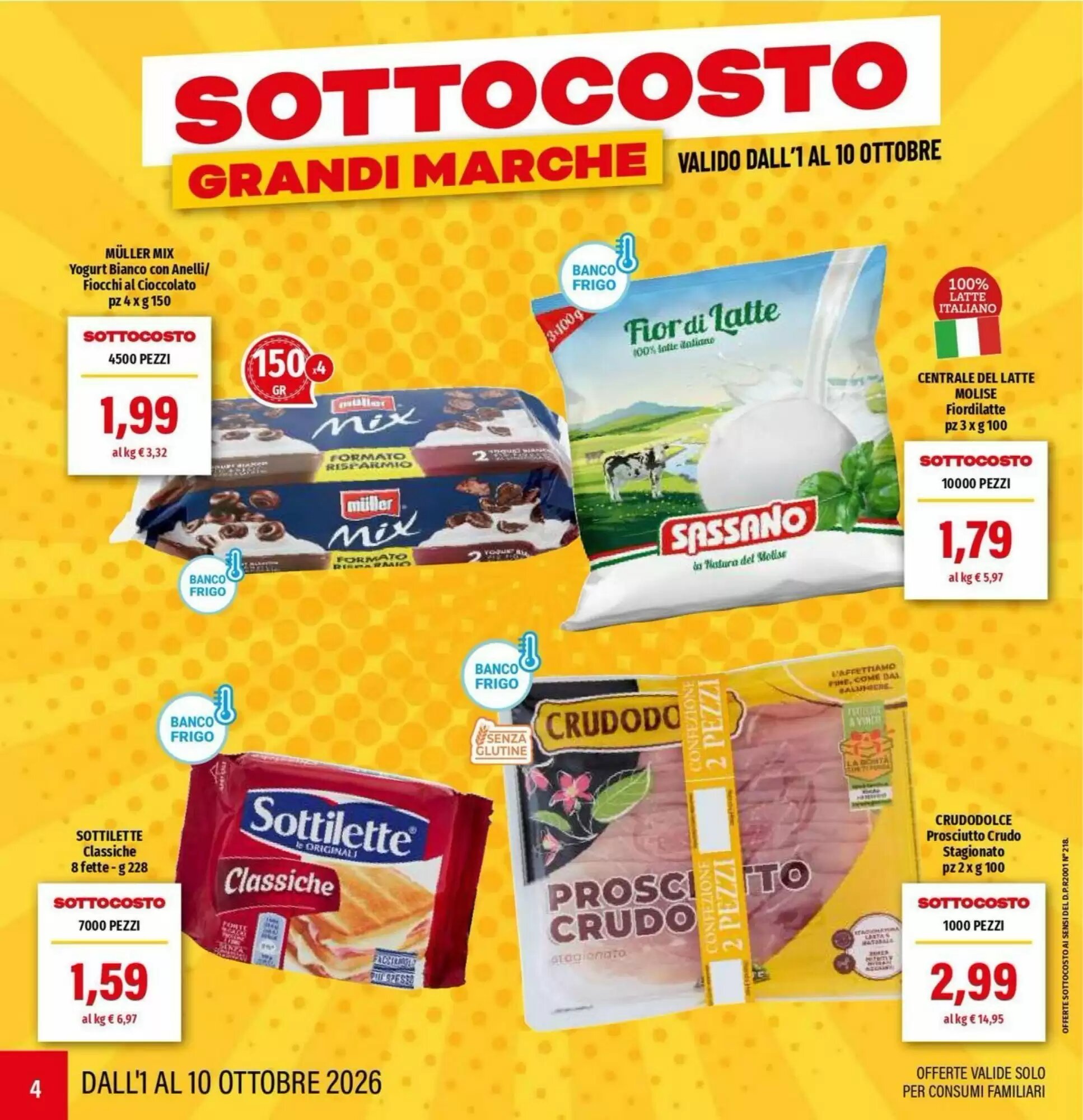 Volantino promozionale Hurrà  valide dal 01/10/2026 - Pagina 4.