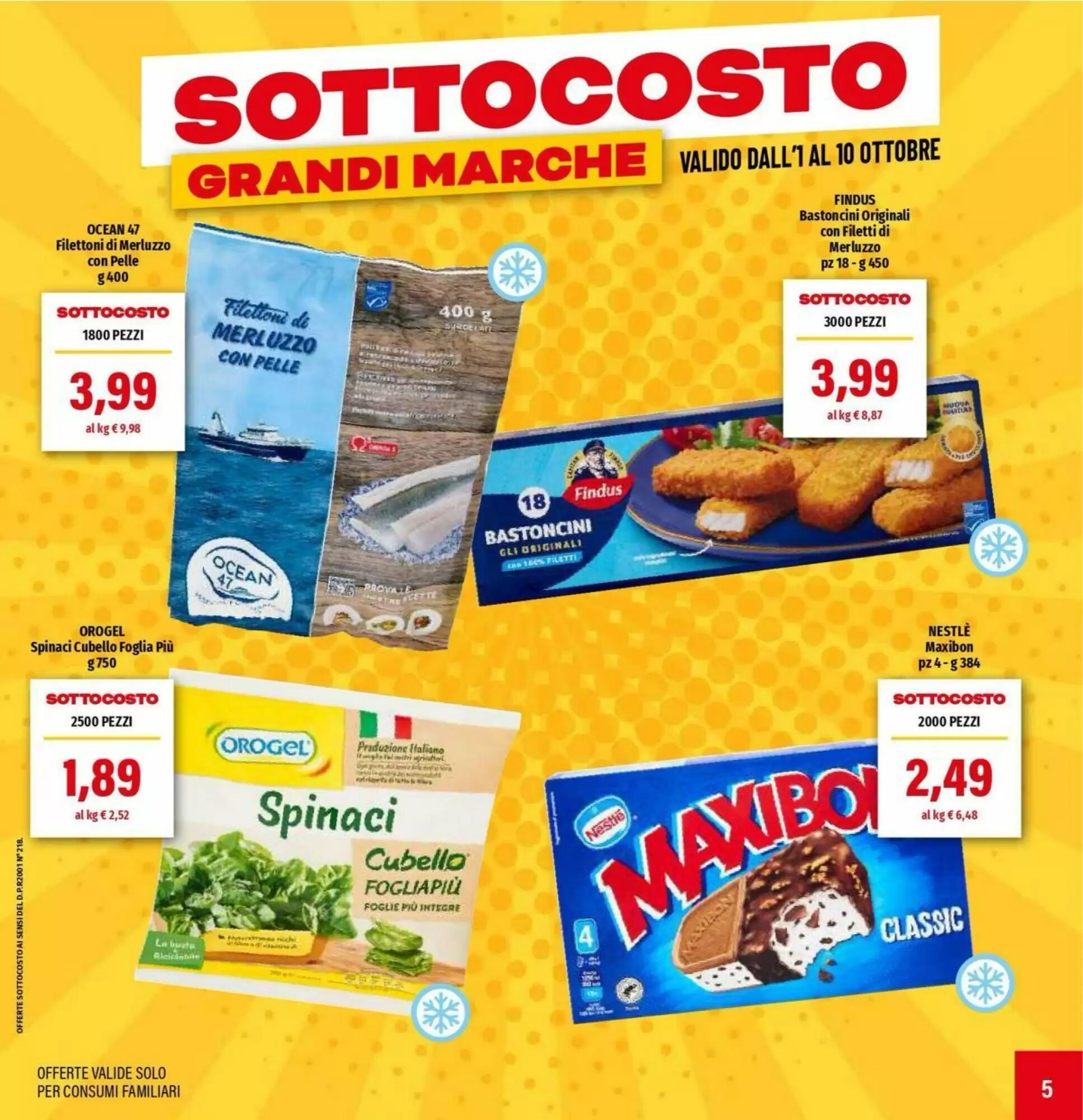 Volantino promozionale Hurrà  valide dal 01/10/2026 - Pagina 5.